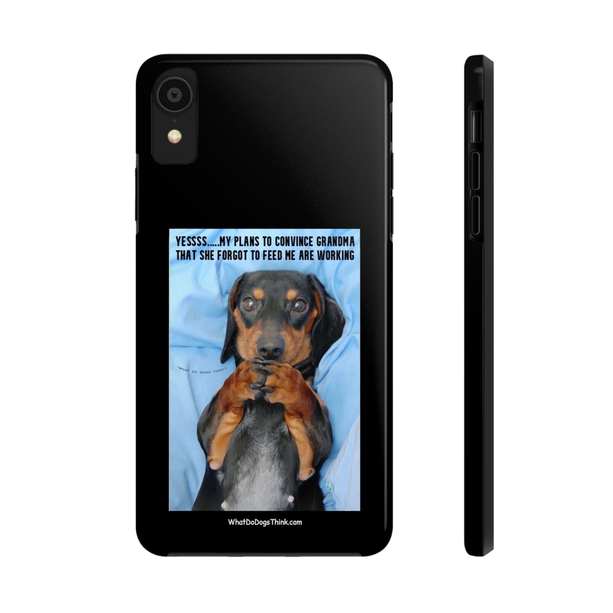 Grandma Black Tough Phone Cases