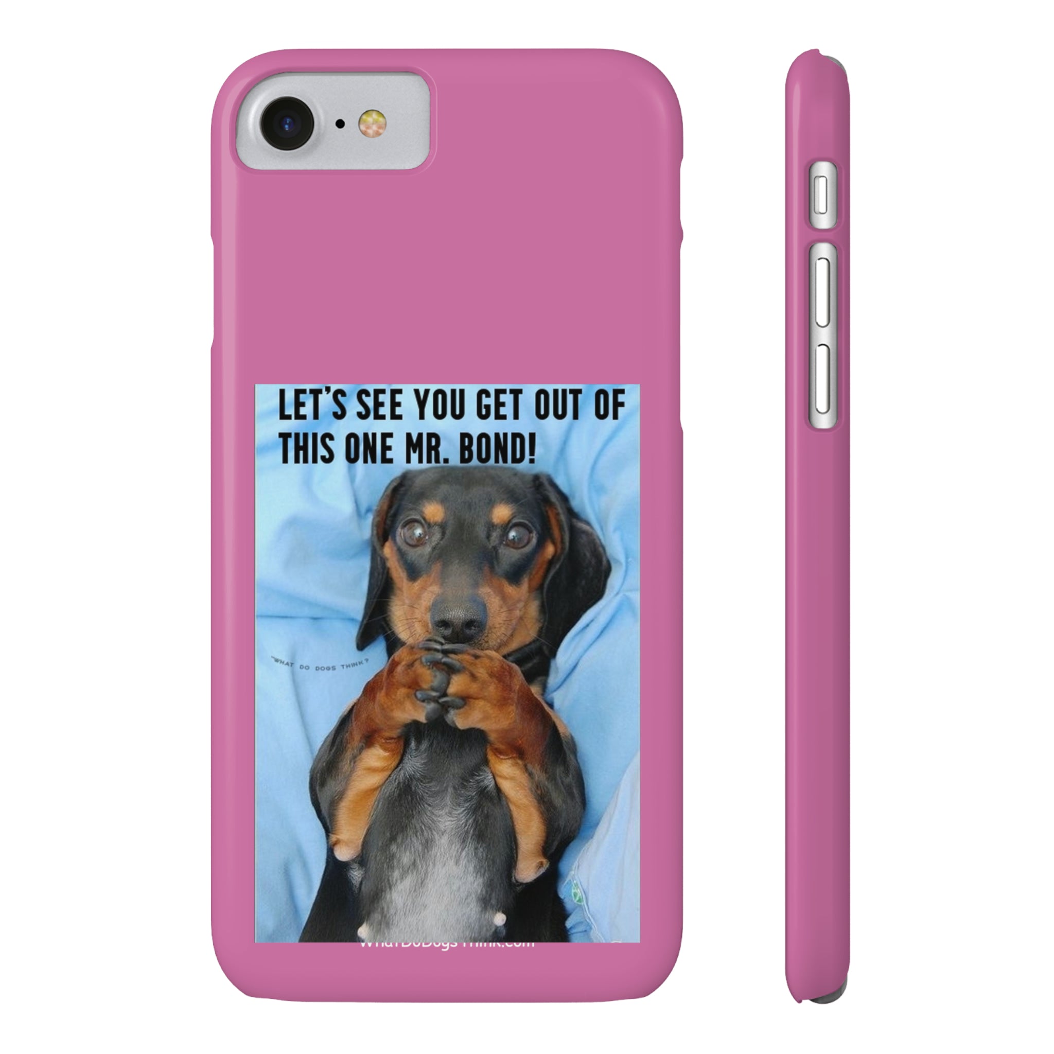 Mr. Bond Pink Slim Phone Cases