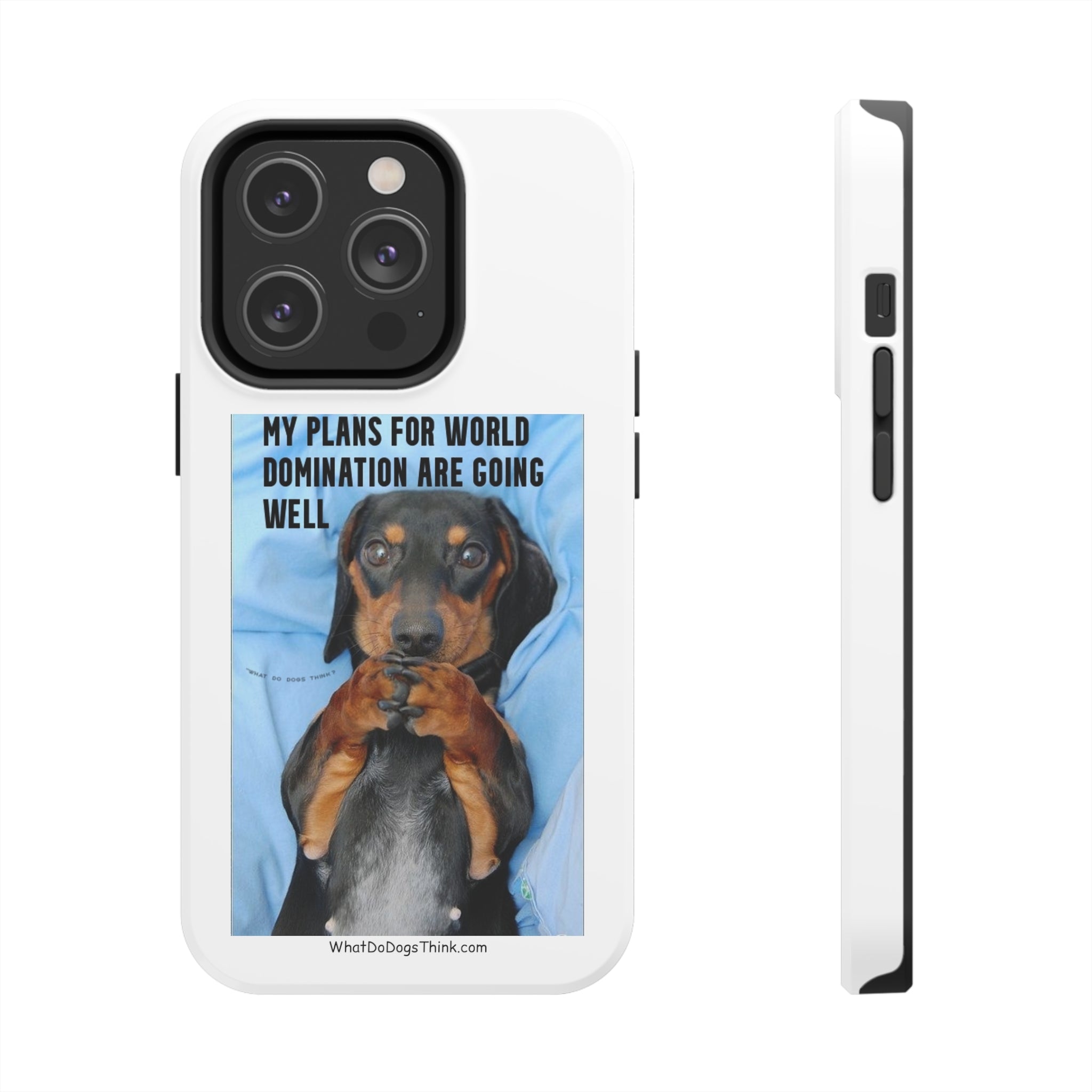 World Domination White Tough Phone Cases