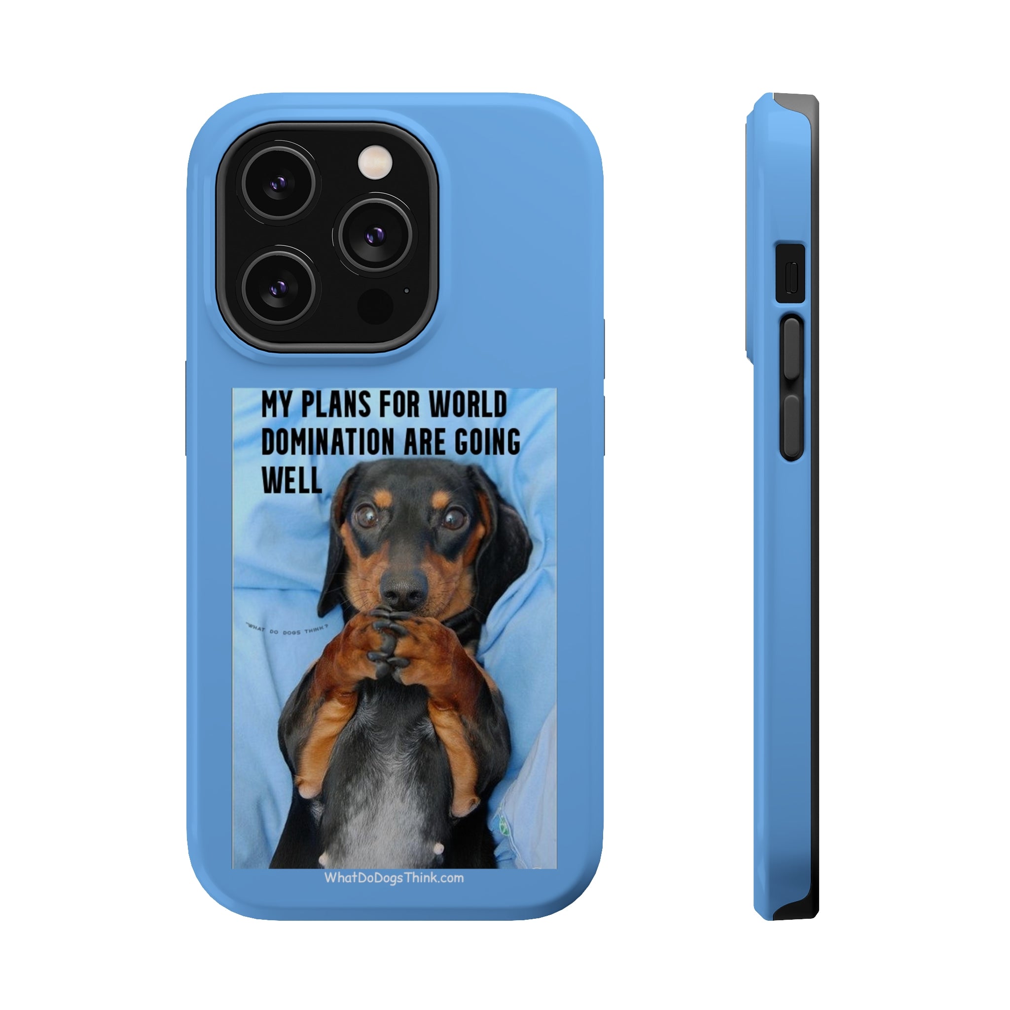 World Domination Blue MagSafe Tough Cases