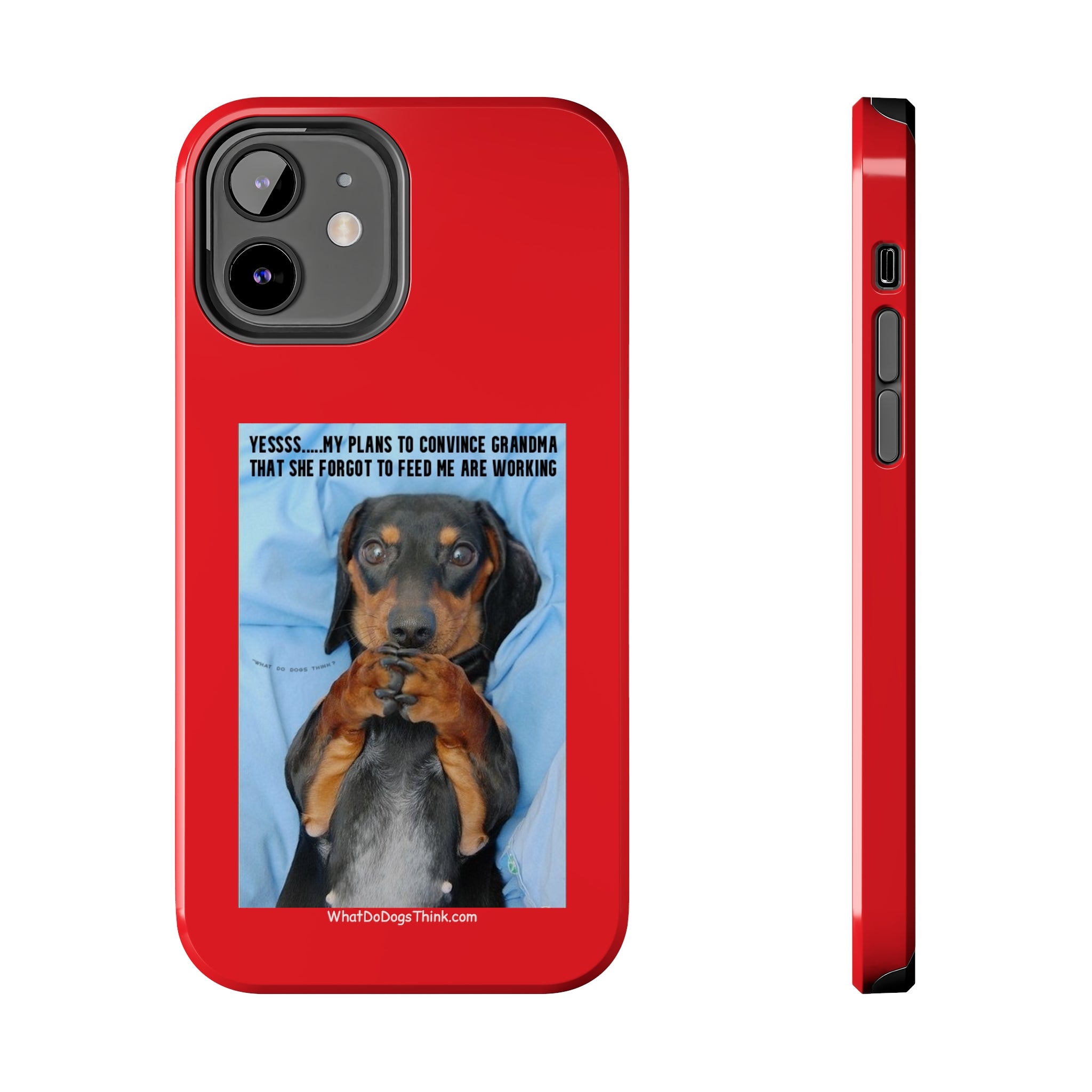 Grandma Red Tough Phone Cases