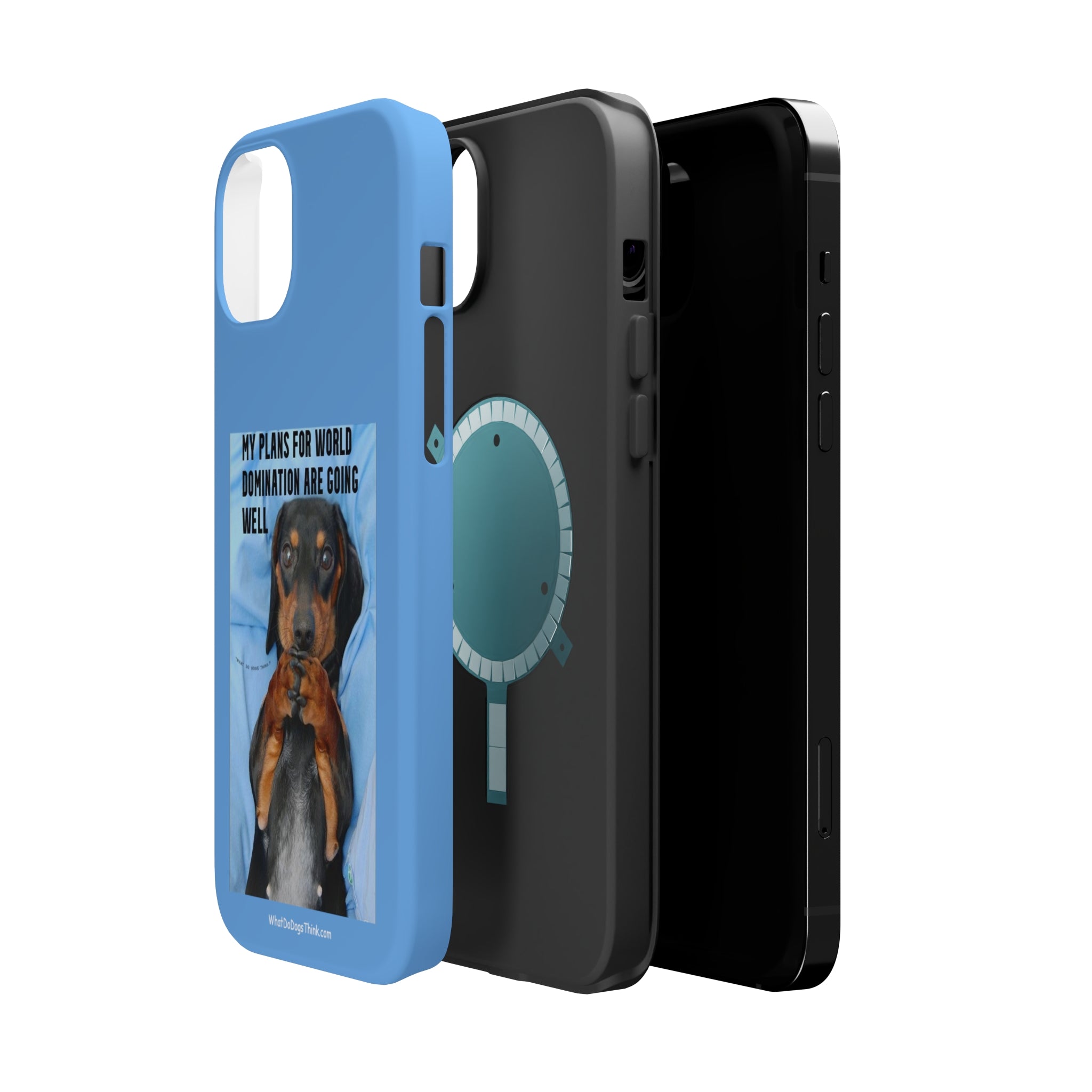 World Domination Blue MagSafe Tough Cases