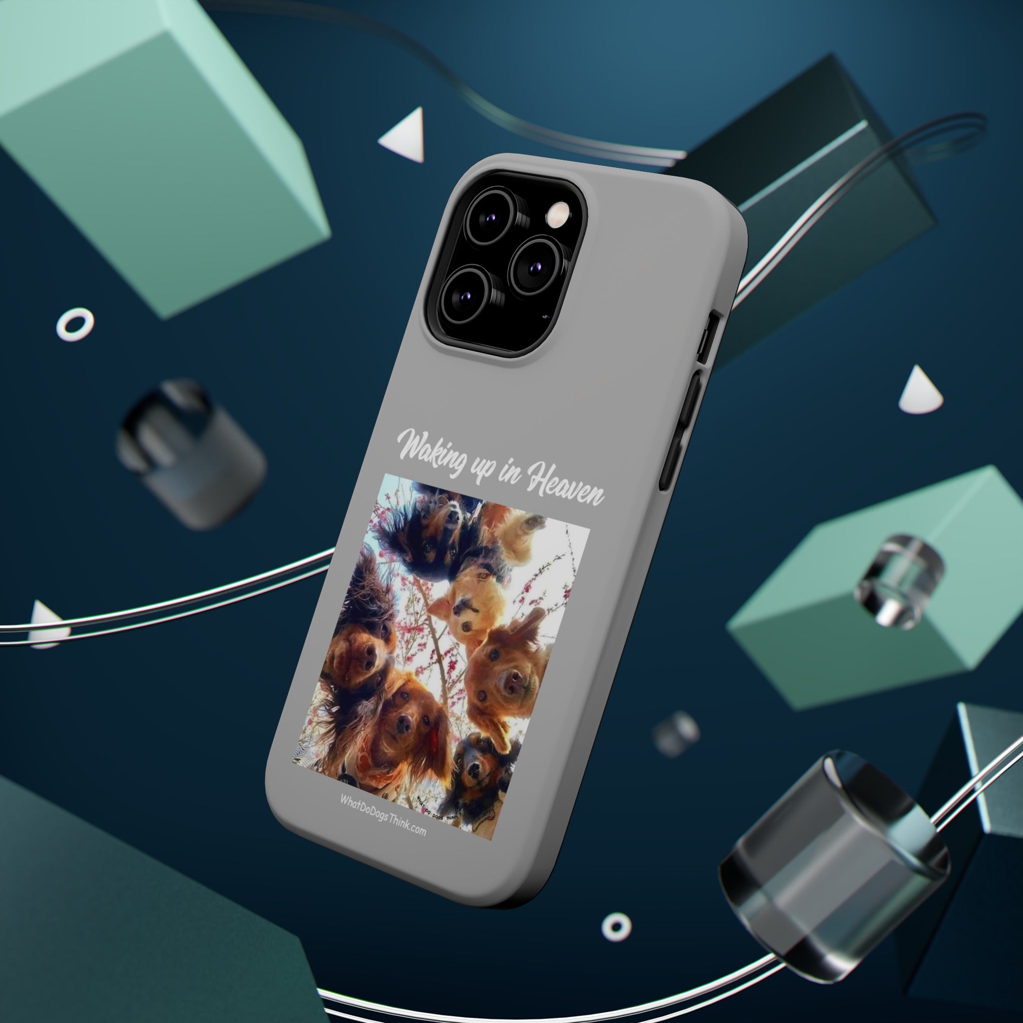 Waking Up In Heaven Gray MagSafe Tough Cases