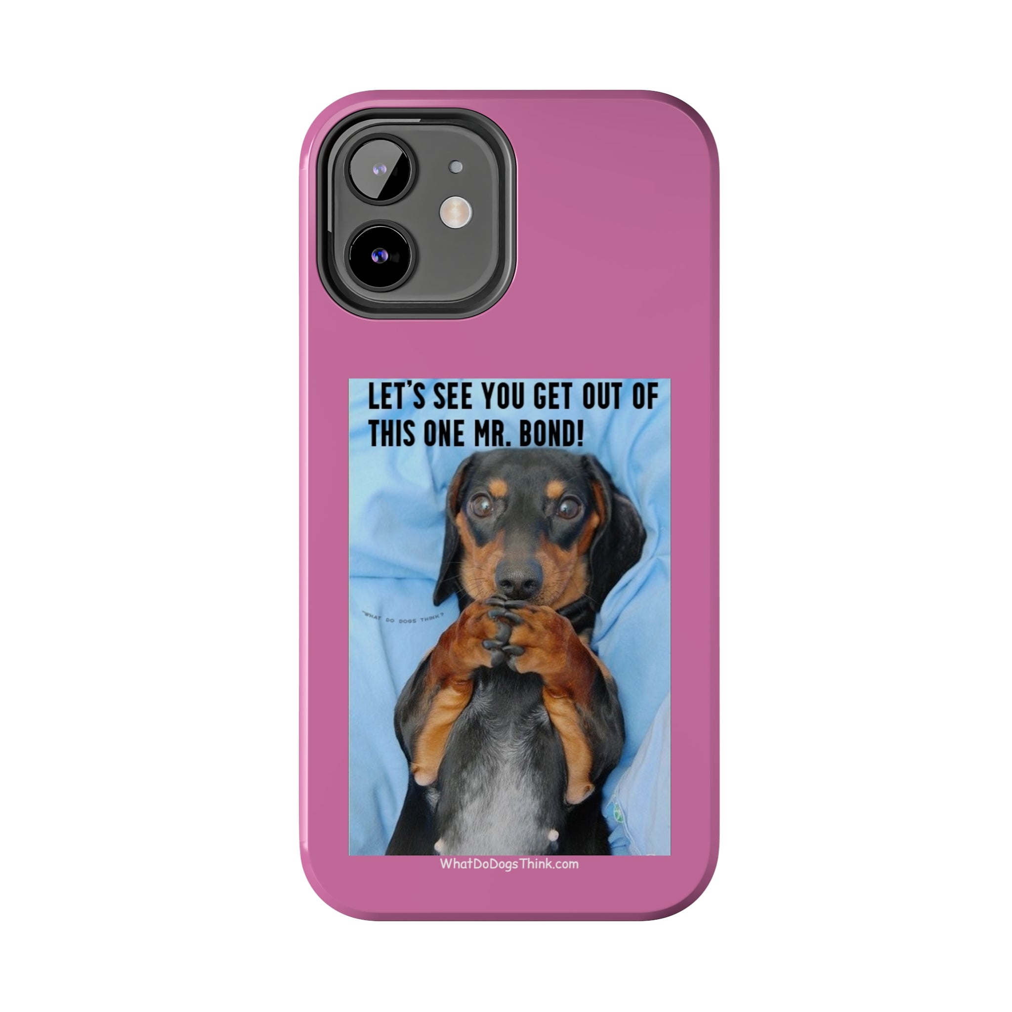 Mr Bond Pink Tough Phone Cases