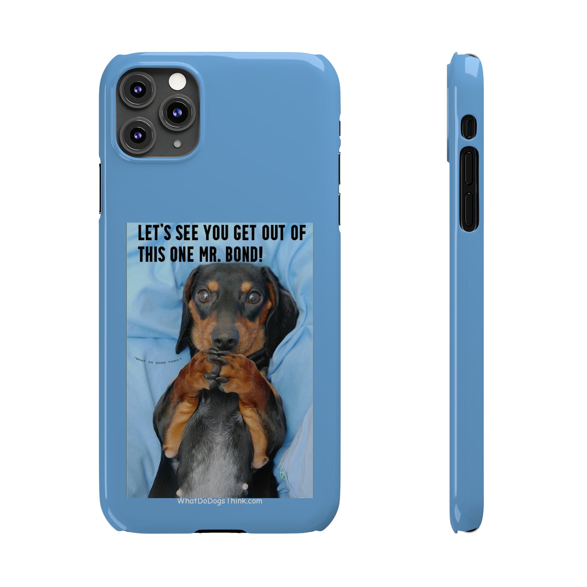 Mr. Bond Blue Slim Phone Cases