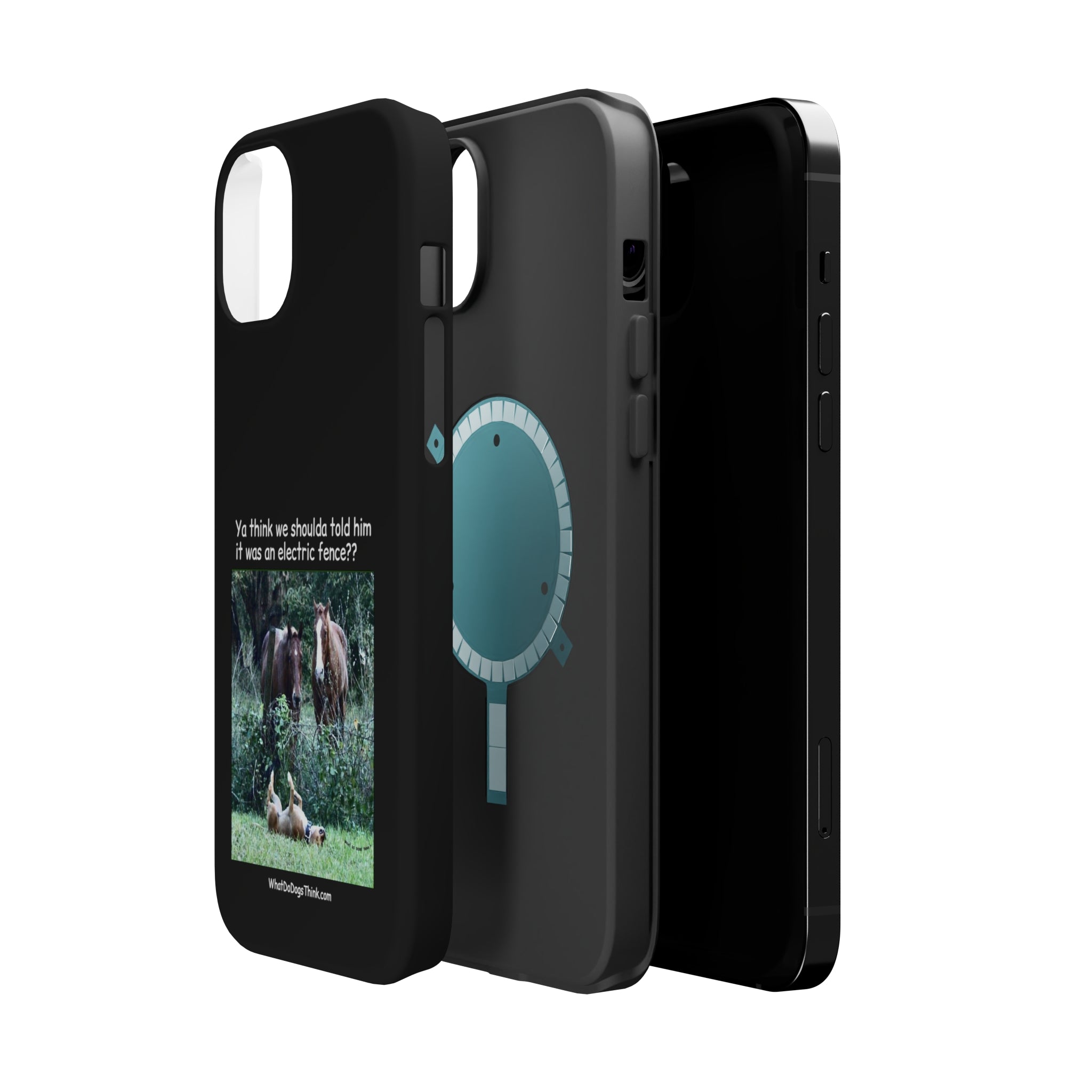 Electric Fence Black MagSafe Tough Cases