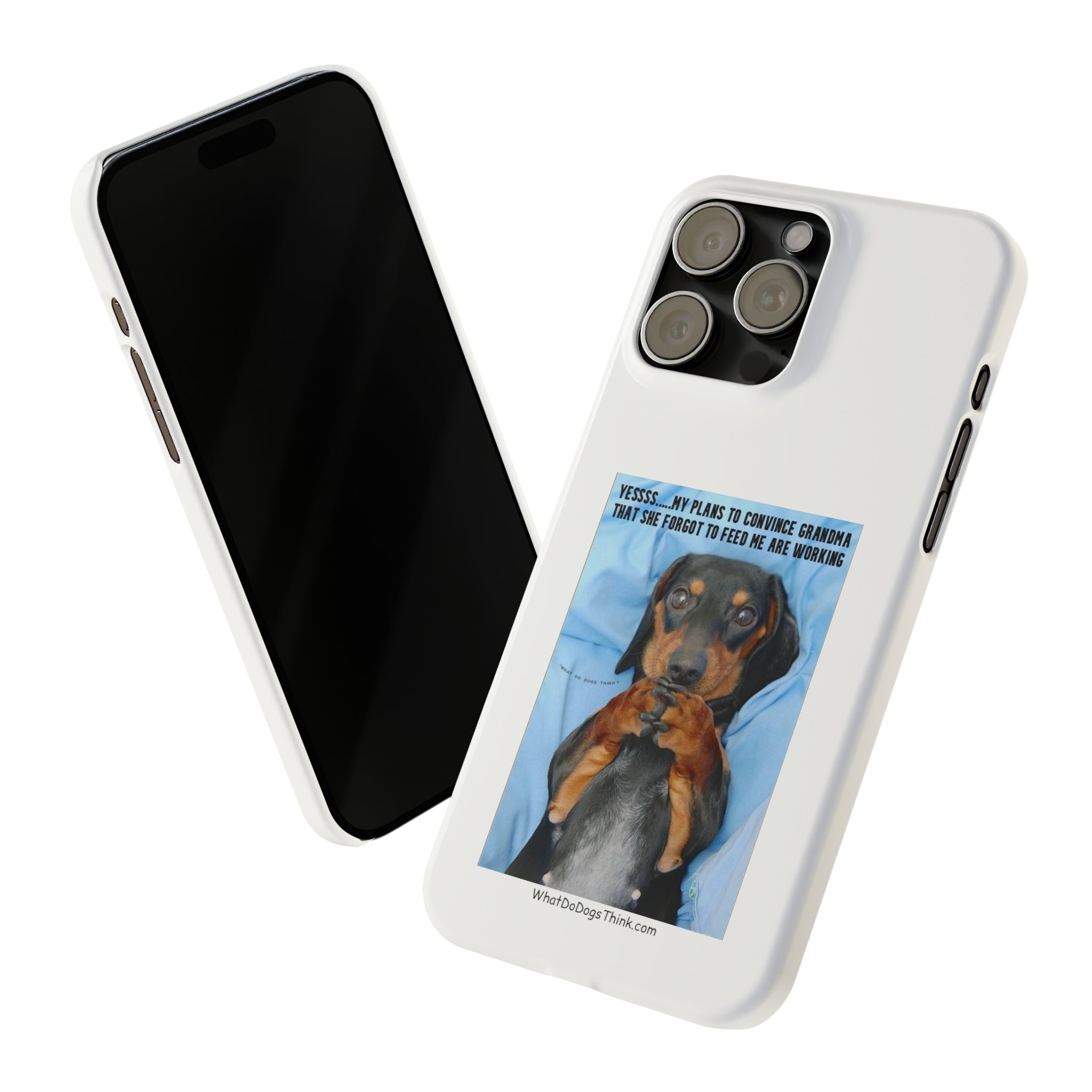 Grandma White Slim Phone Cases