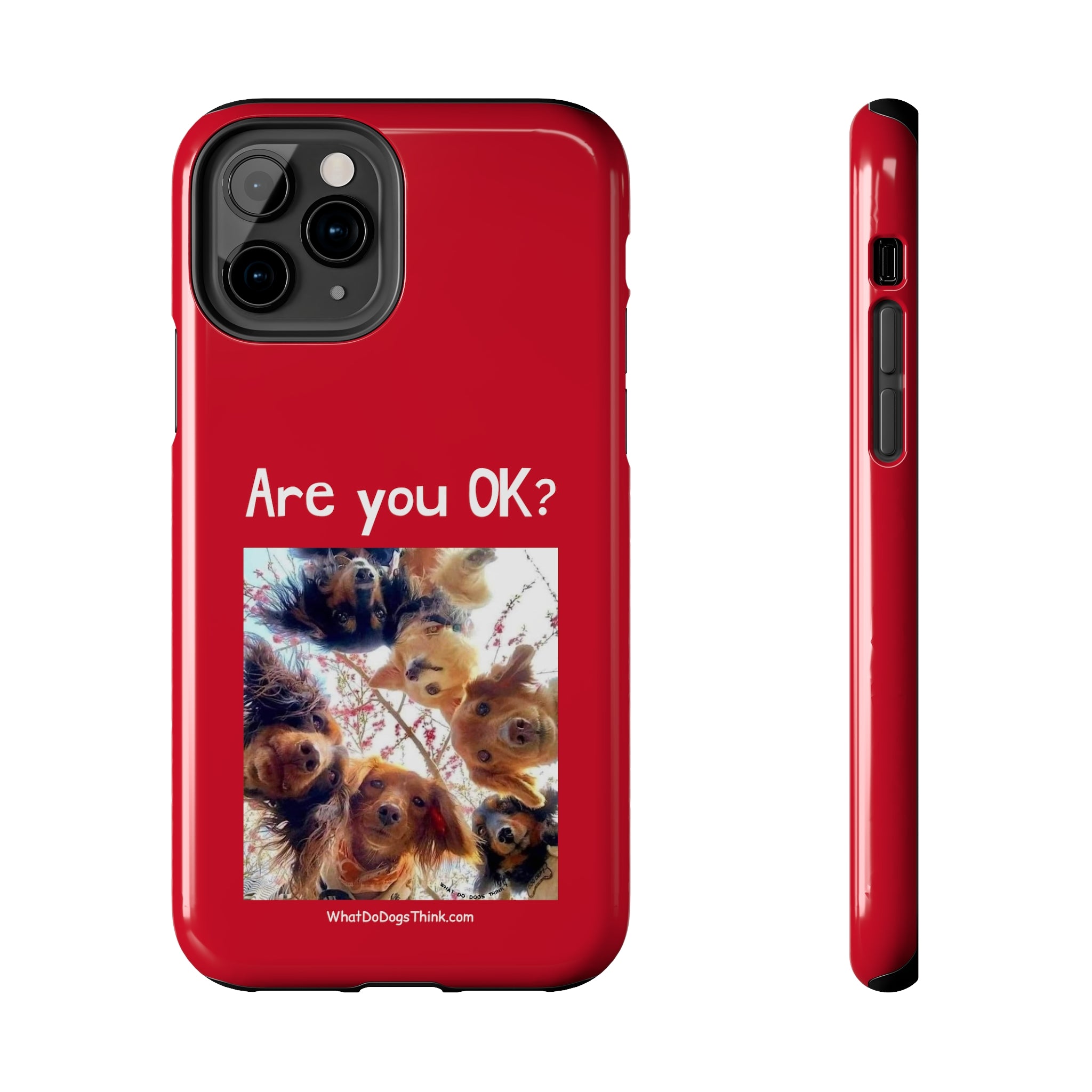 Are you OK? Red Tough Phone Cases