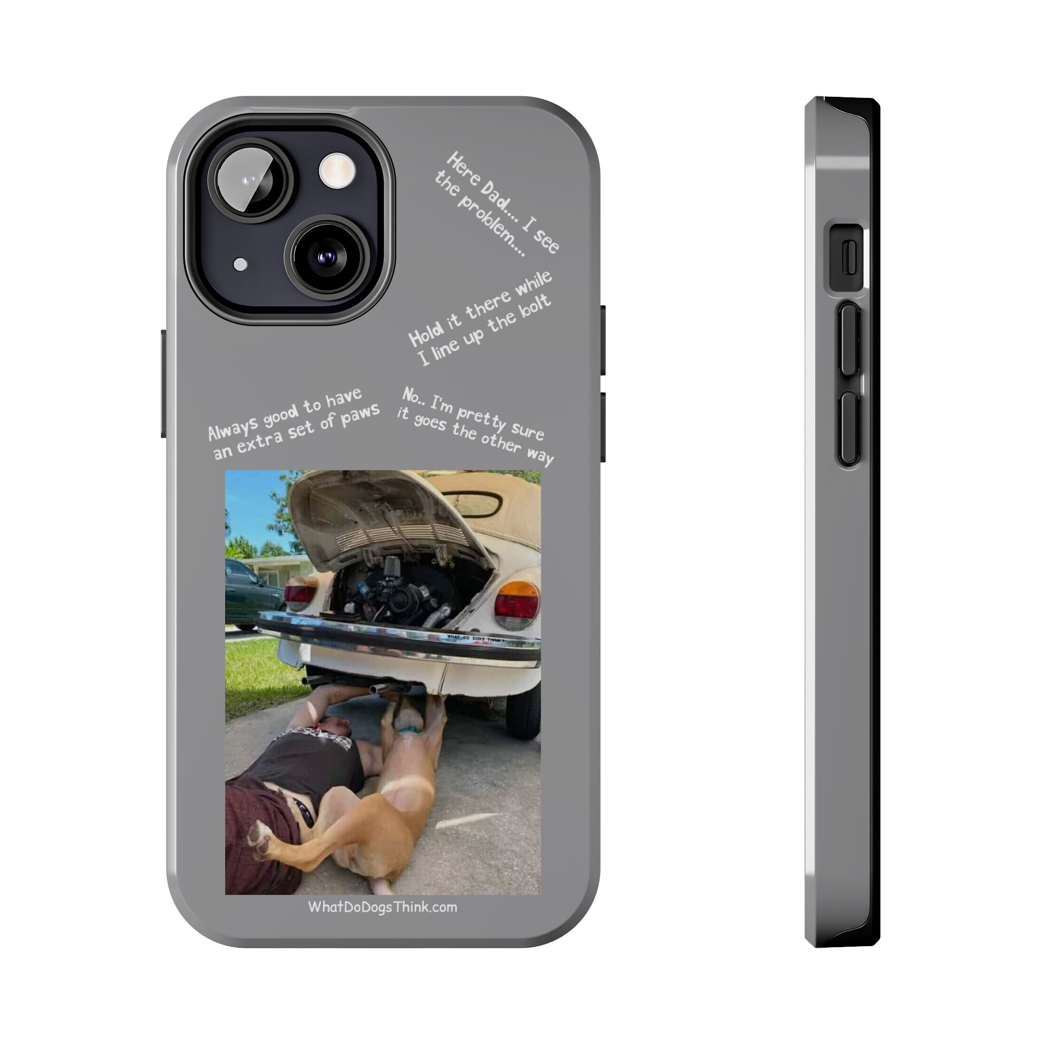 Bug Helper Compilation Grey Tough Phone Cases