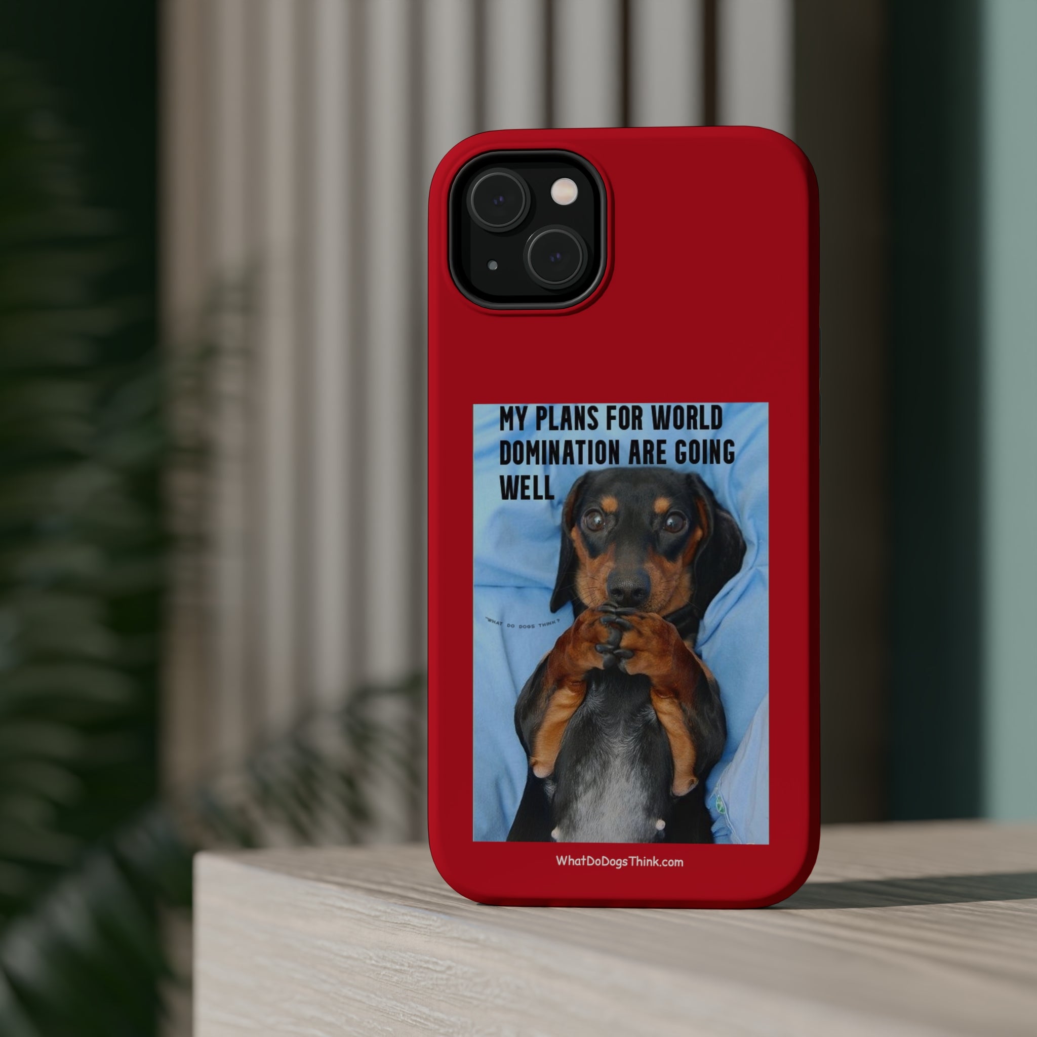 World Domination Red MagSafe Tough Cases