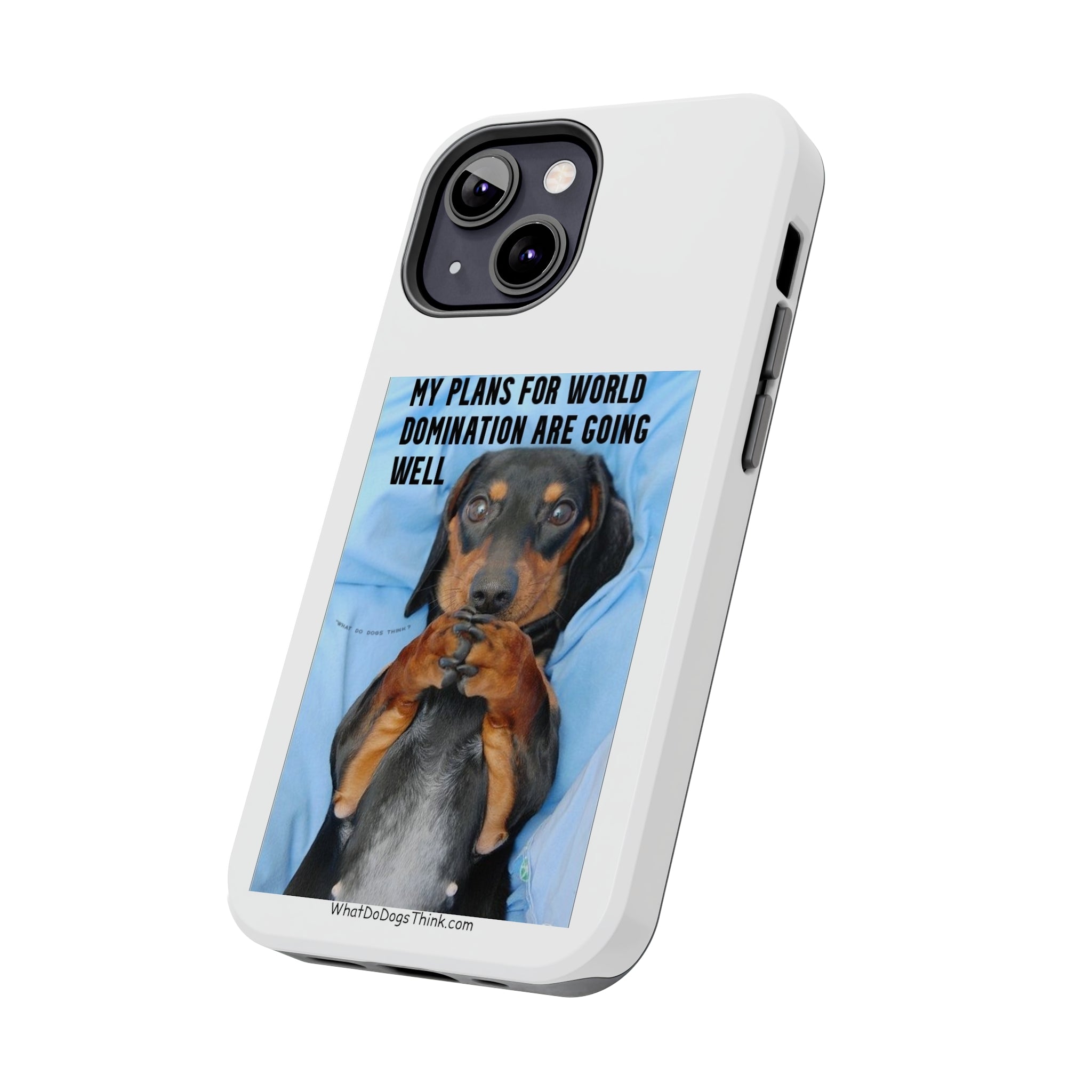 World Domination White Tough Phone Cases