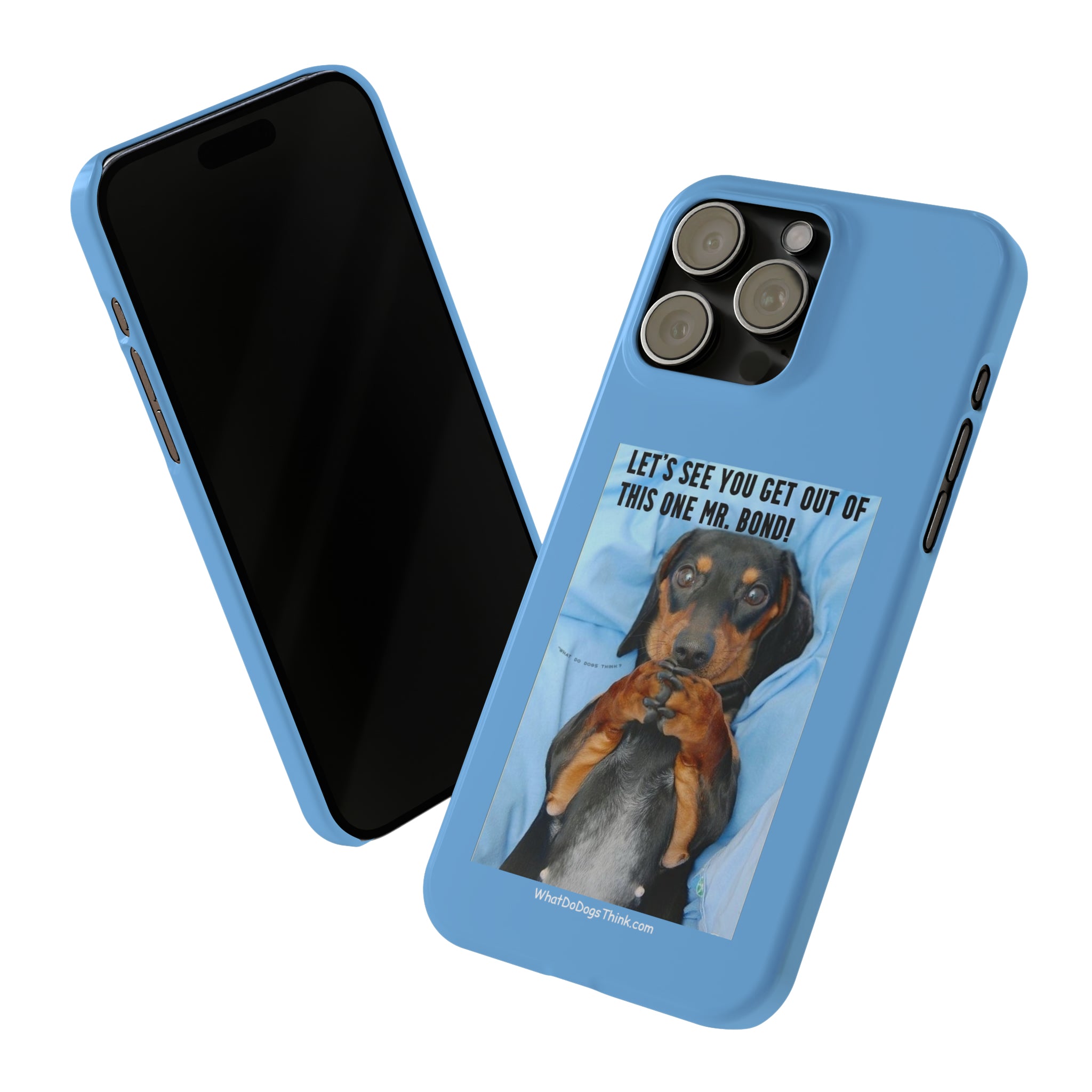 Mr. Bond Blue Slim Phone Cases