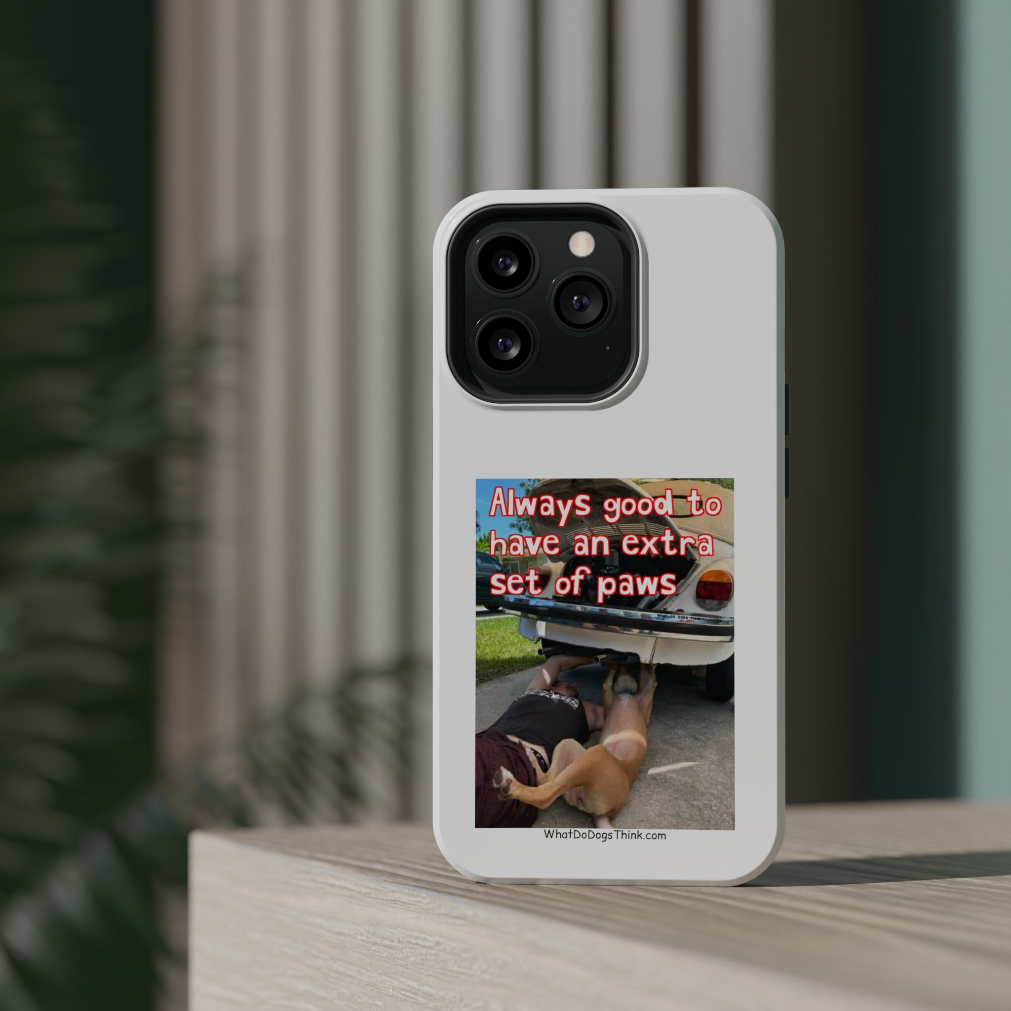 Extra Paw White MagSafe Tough Cases