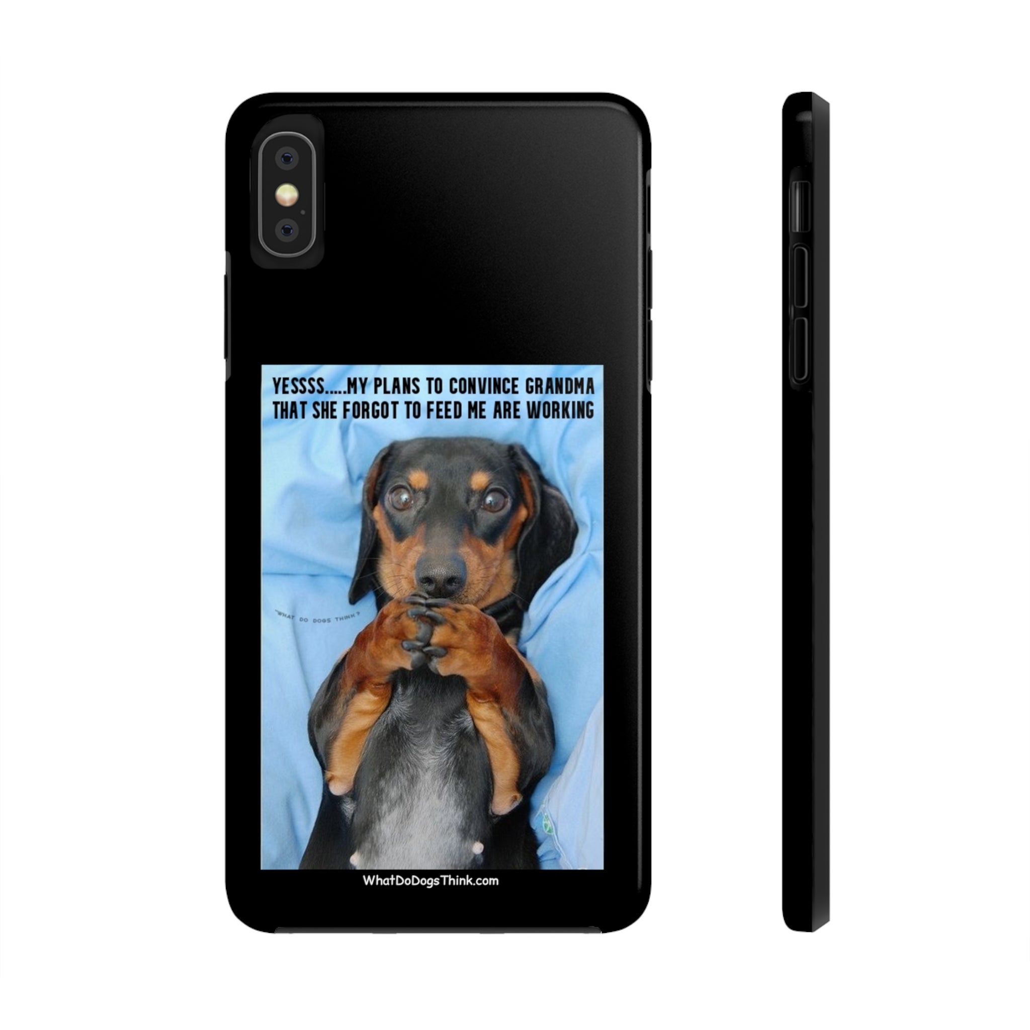 Grandma Black Tough Phone Cases