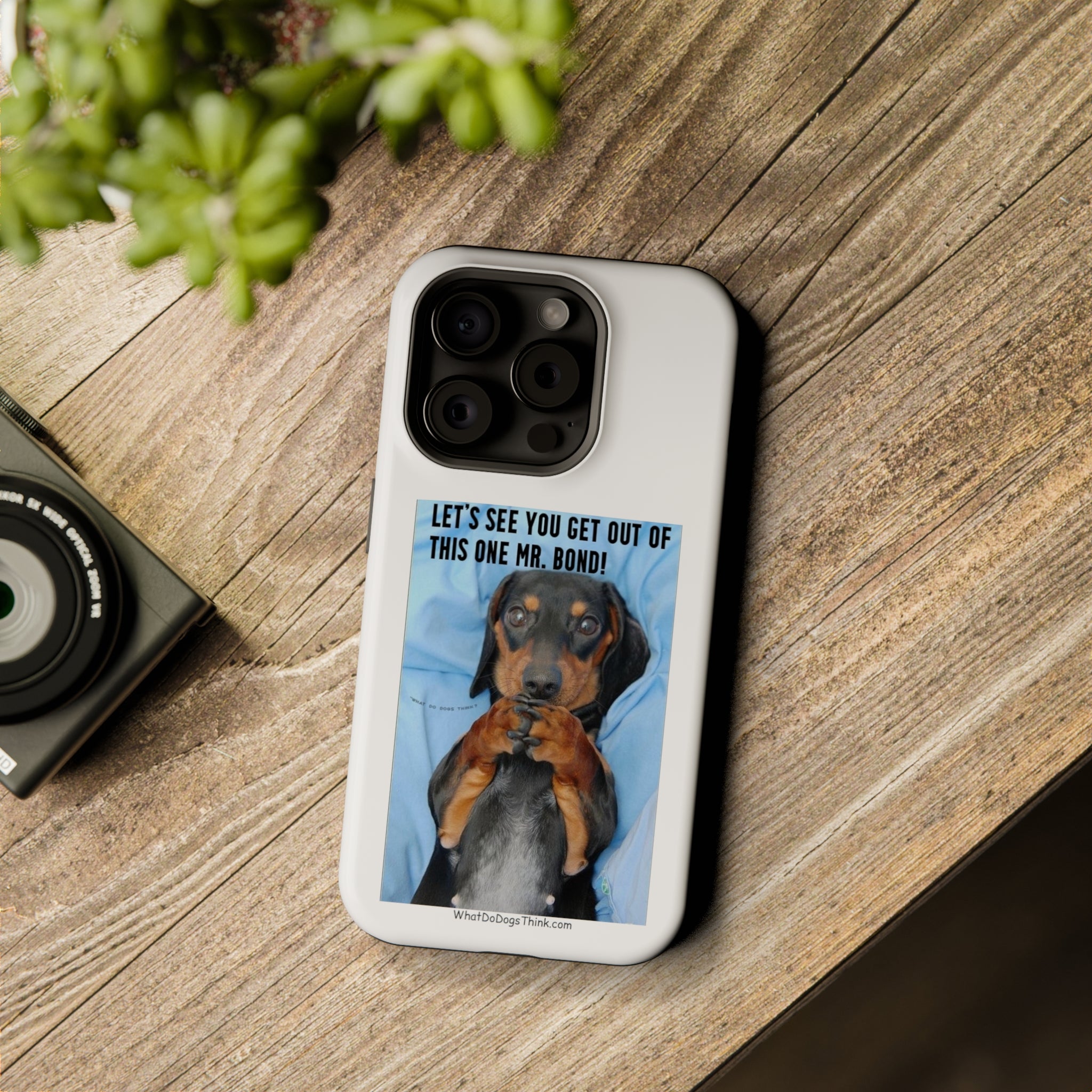 Mr. Bond White MagSafe Tough Cases