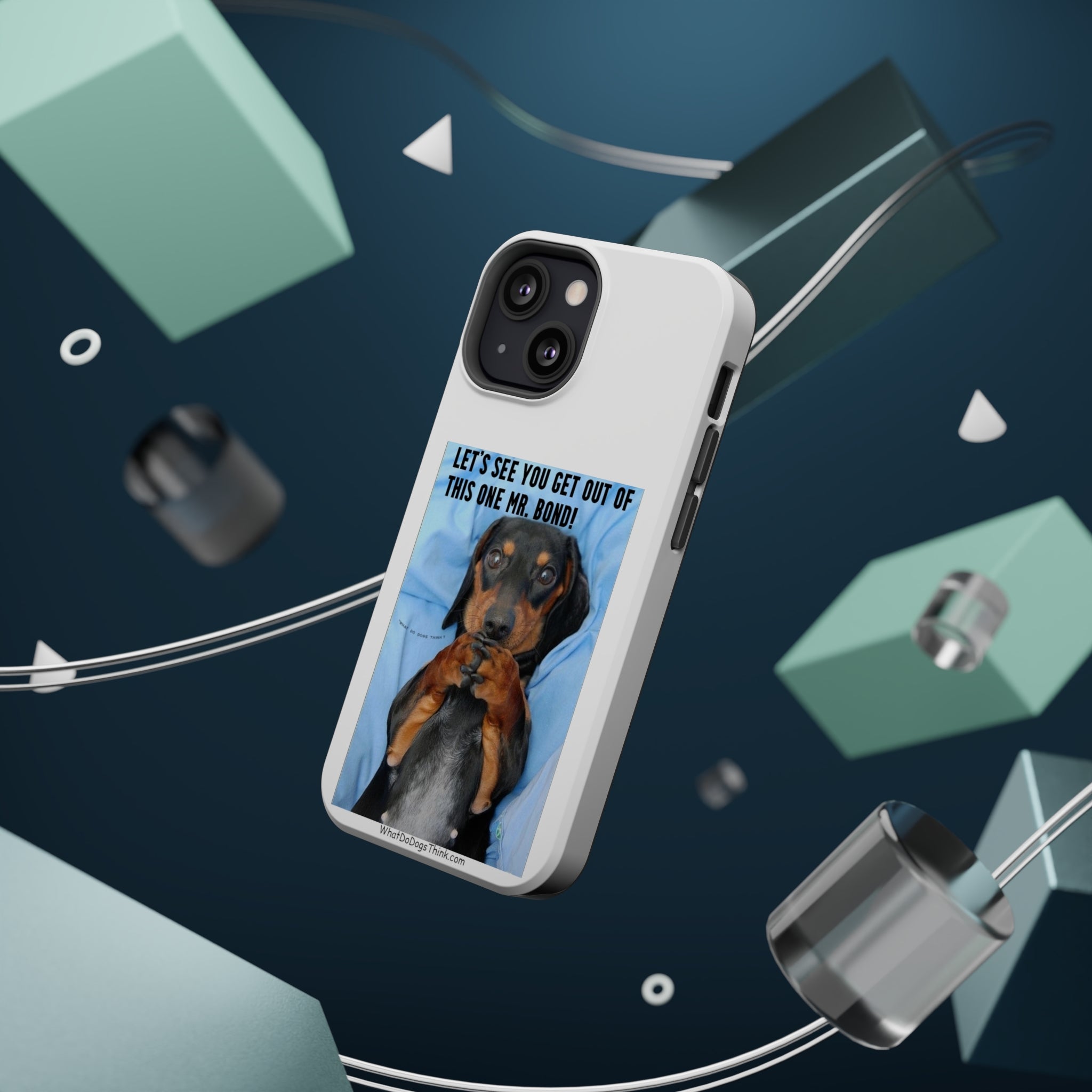 Mr. Bond White MagSafe Tough Cases