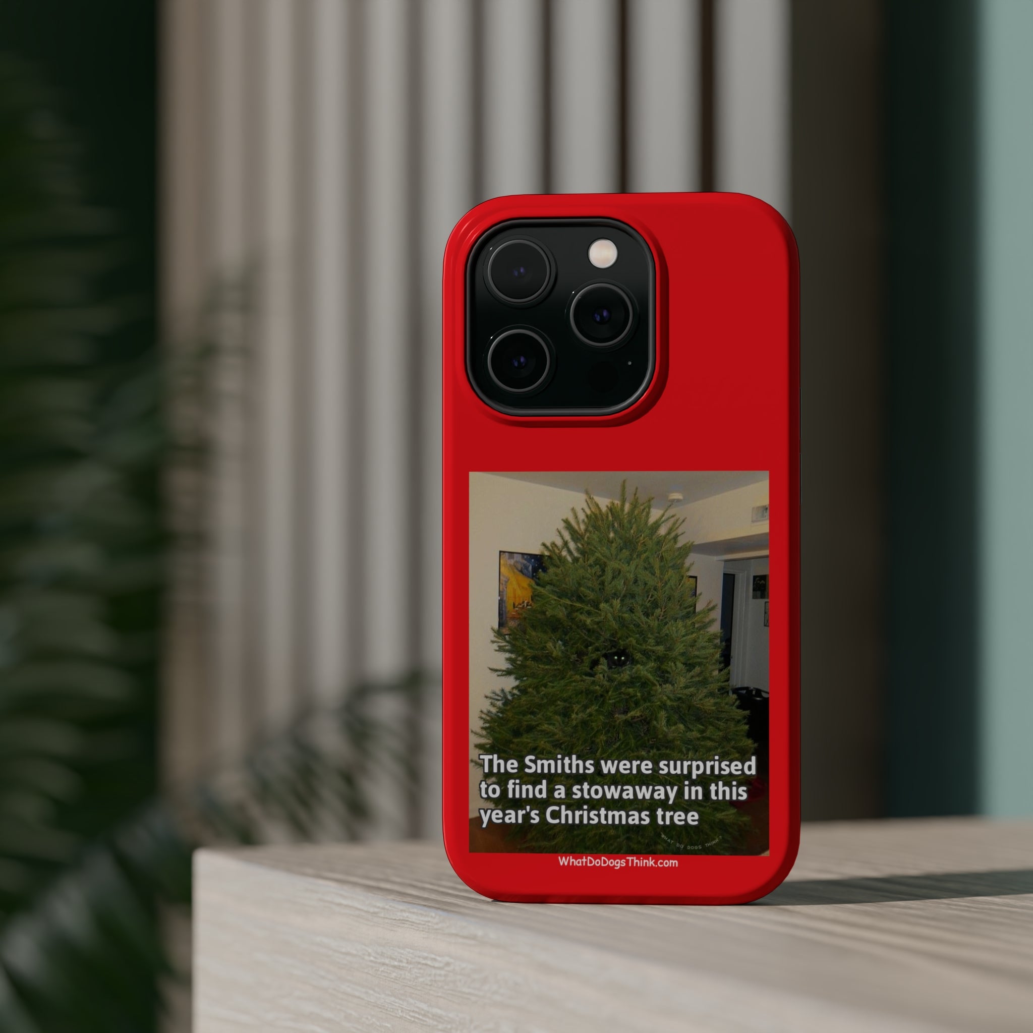 Stowaway Cat Red MagSafe Tough Case