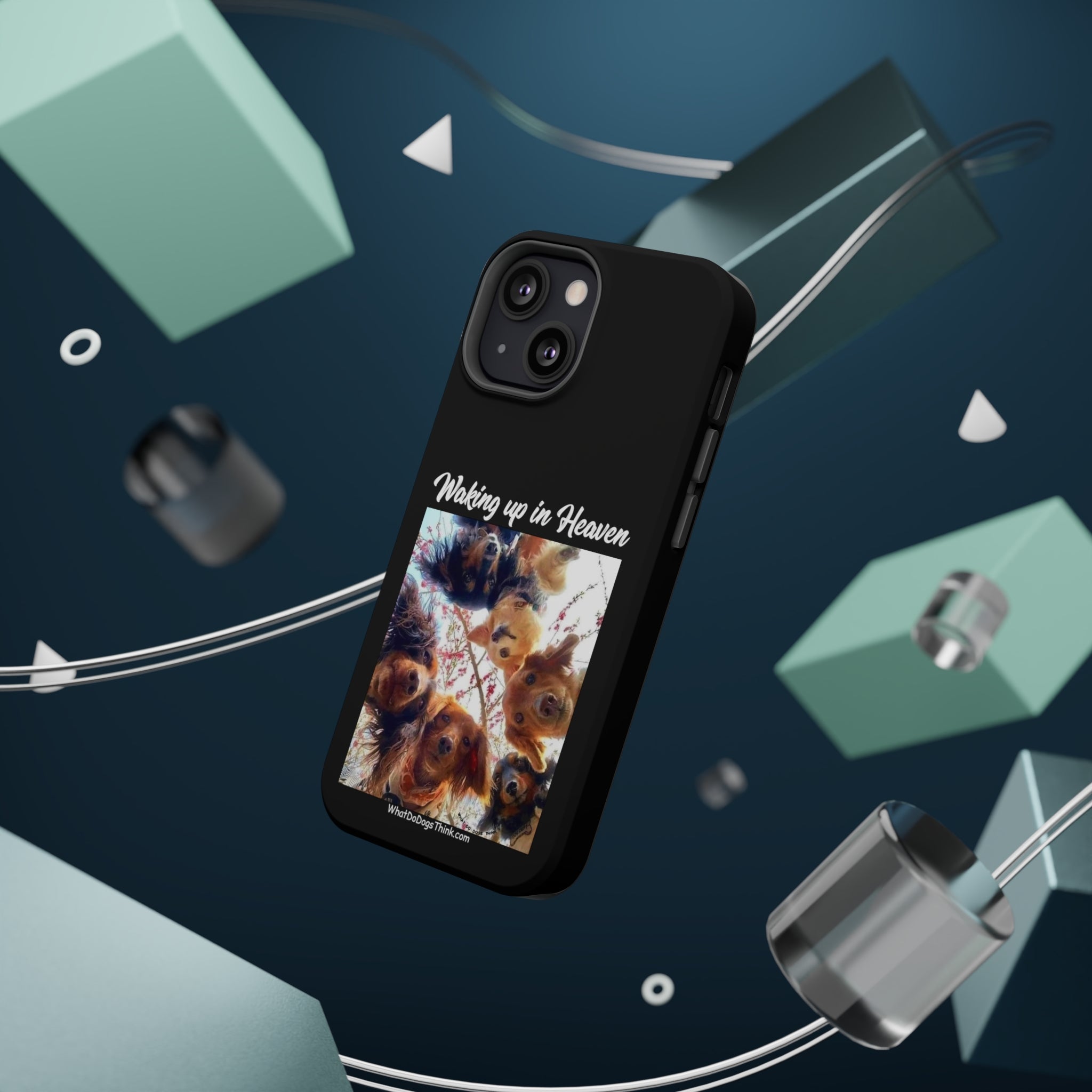 Waking Up In Heaven Black MagSafe Tough Cases