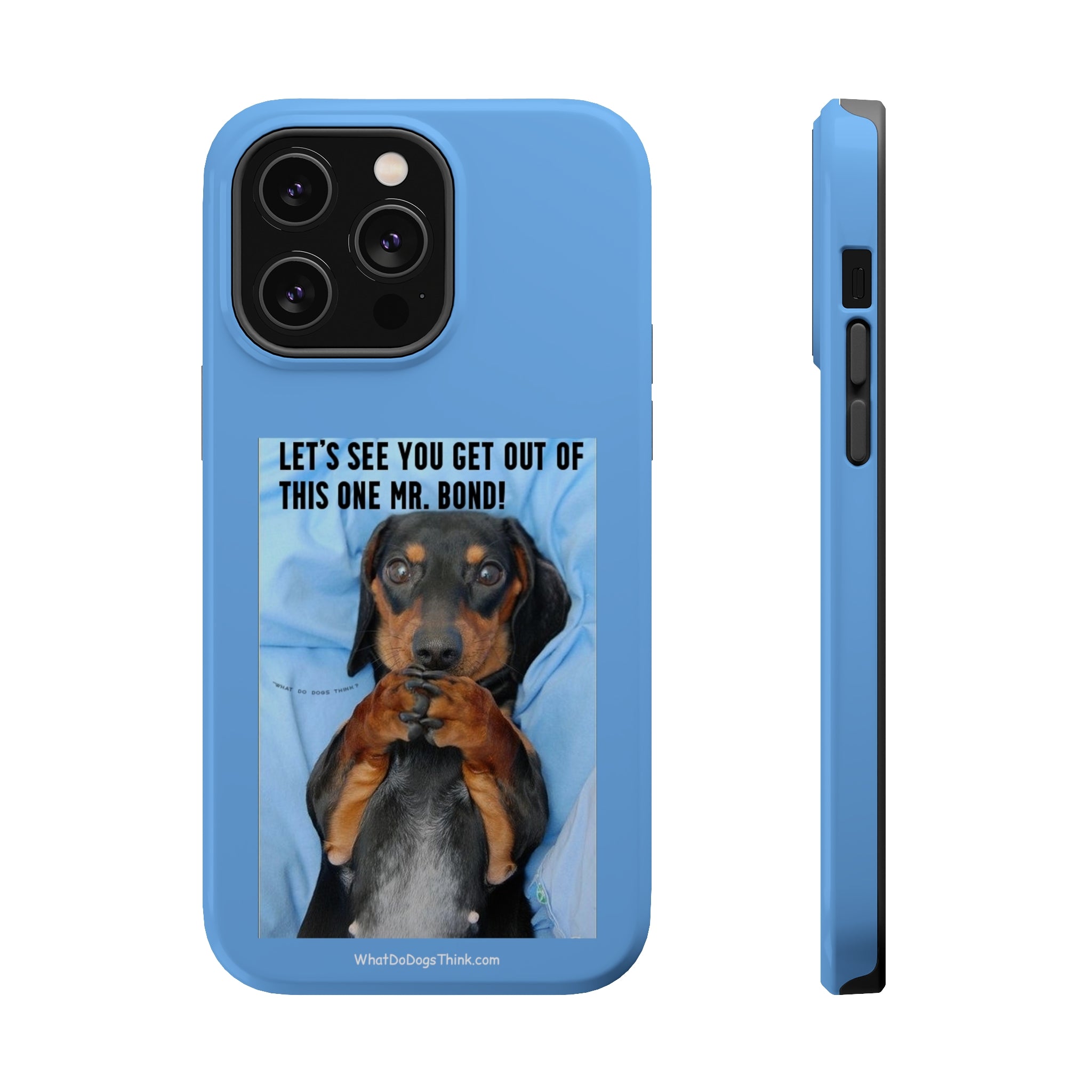 Mr. Bond Blue MagSafe Tough Cases