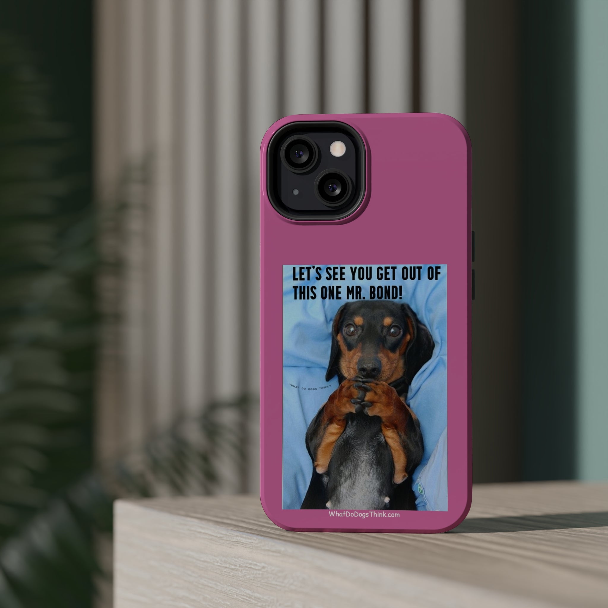 Mr. Bond Pink MagSafe Tough Cases
