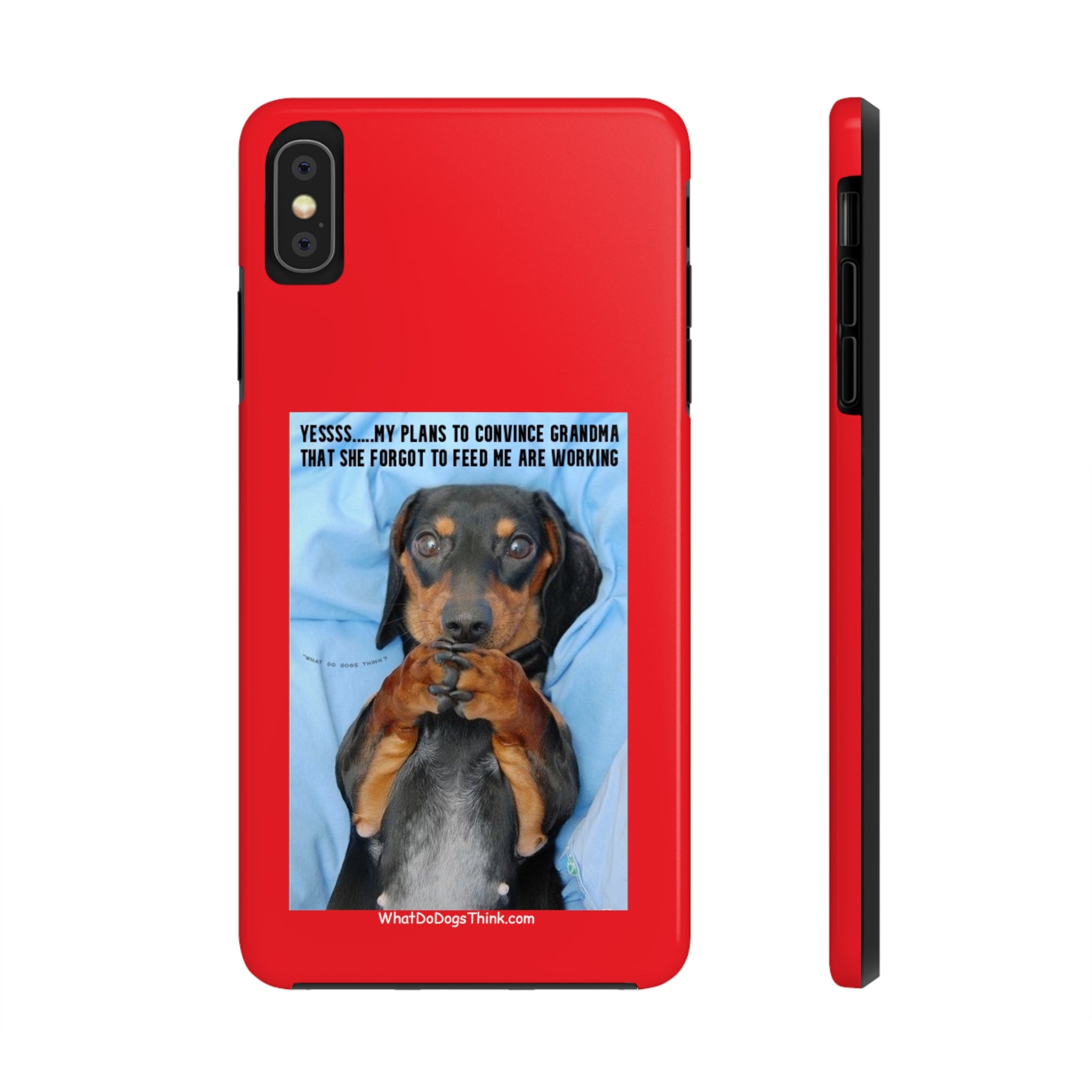 Grandma Red Tough Phone Cases