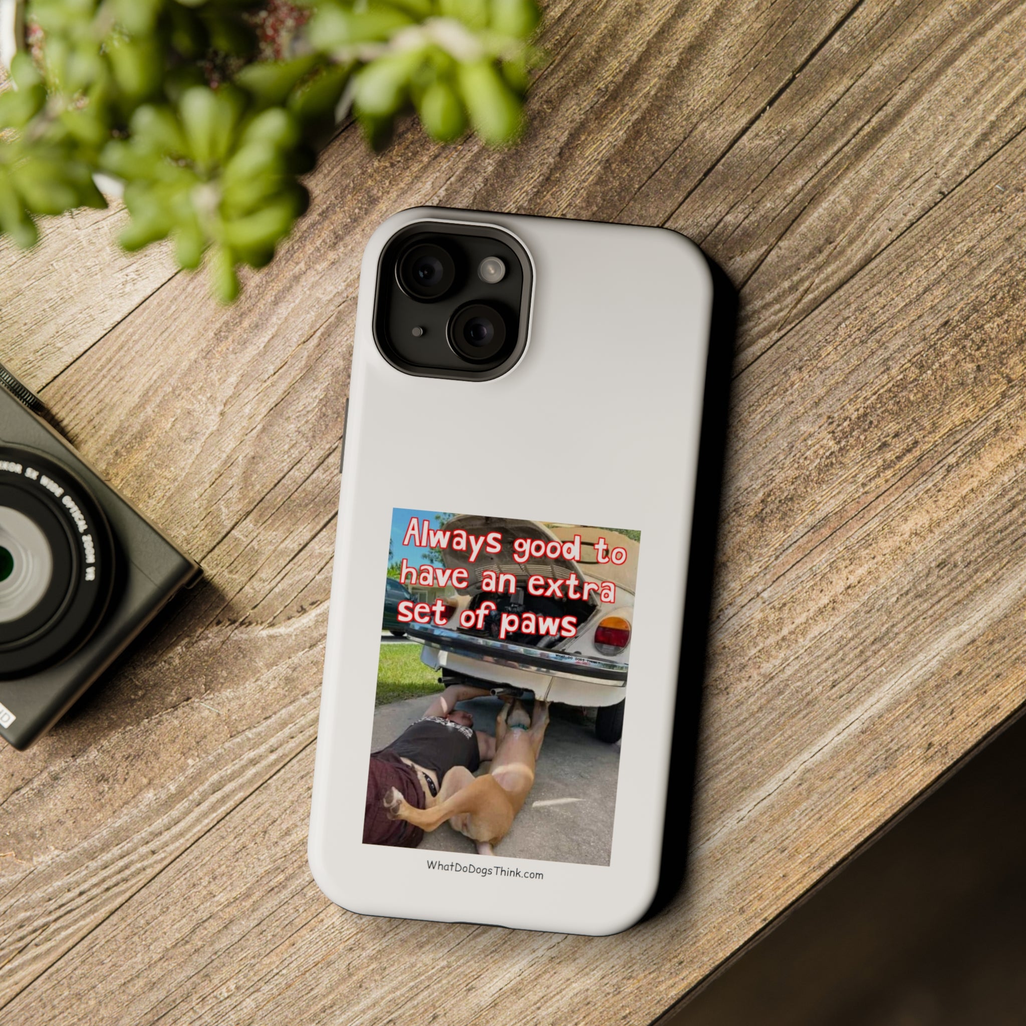 Extra Paw White MagSafe Tough Cases