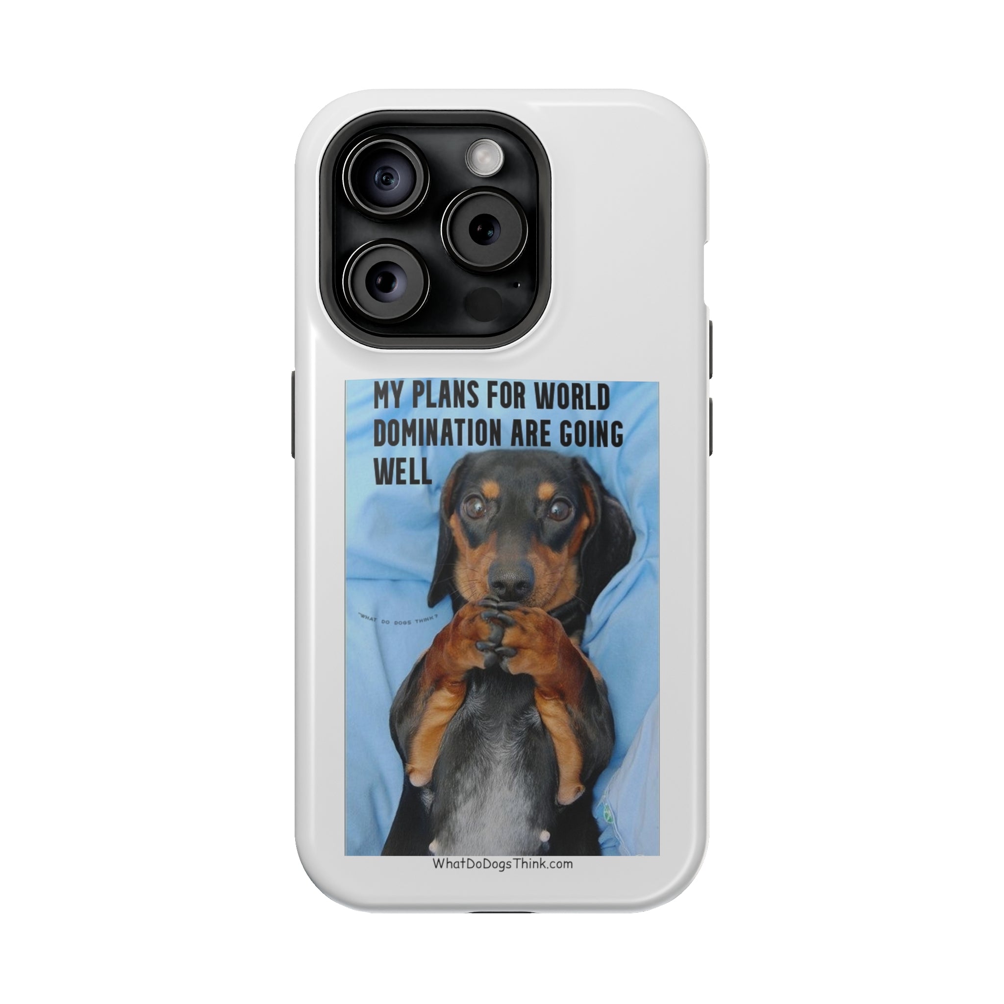 World Domination White MagSafe Tough Cases