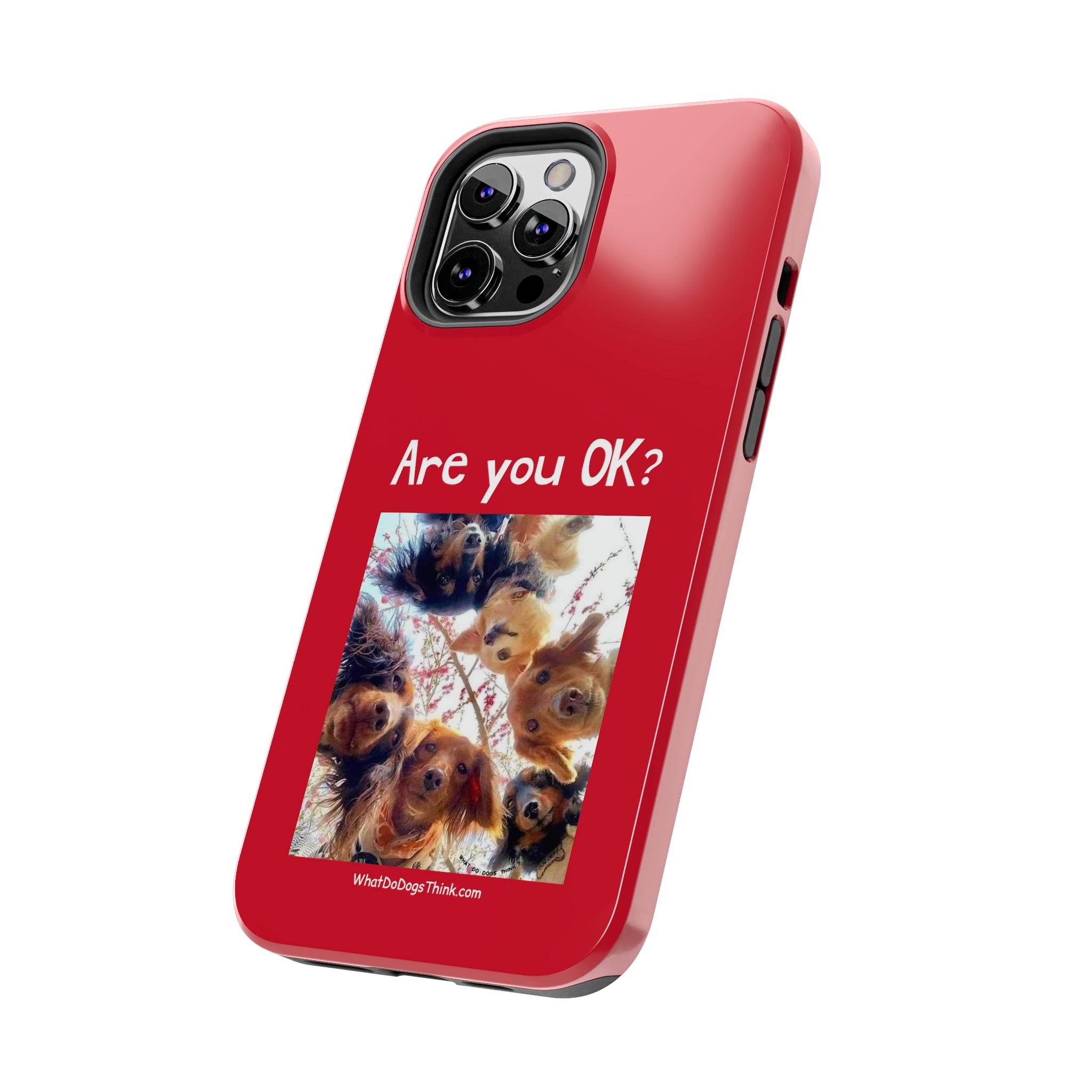 Are you OK? Red Tough Phone Cases