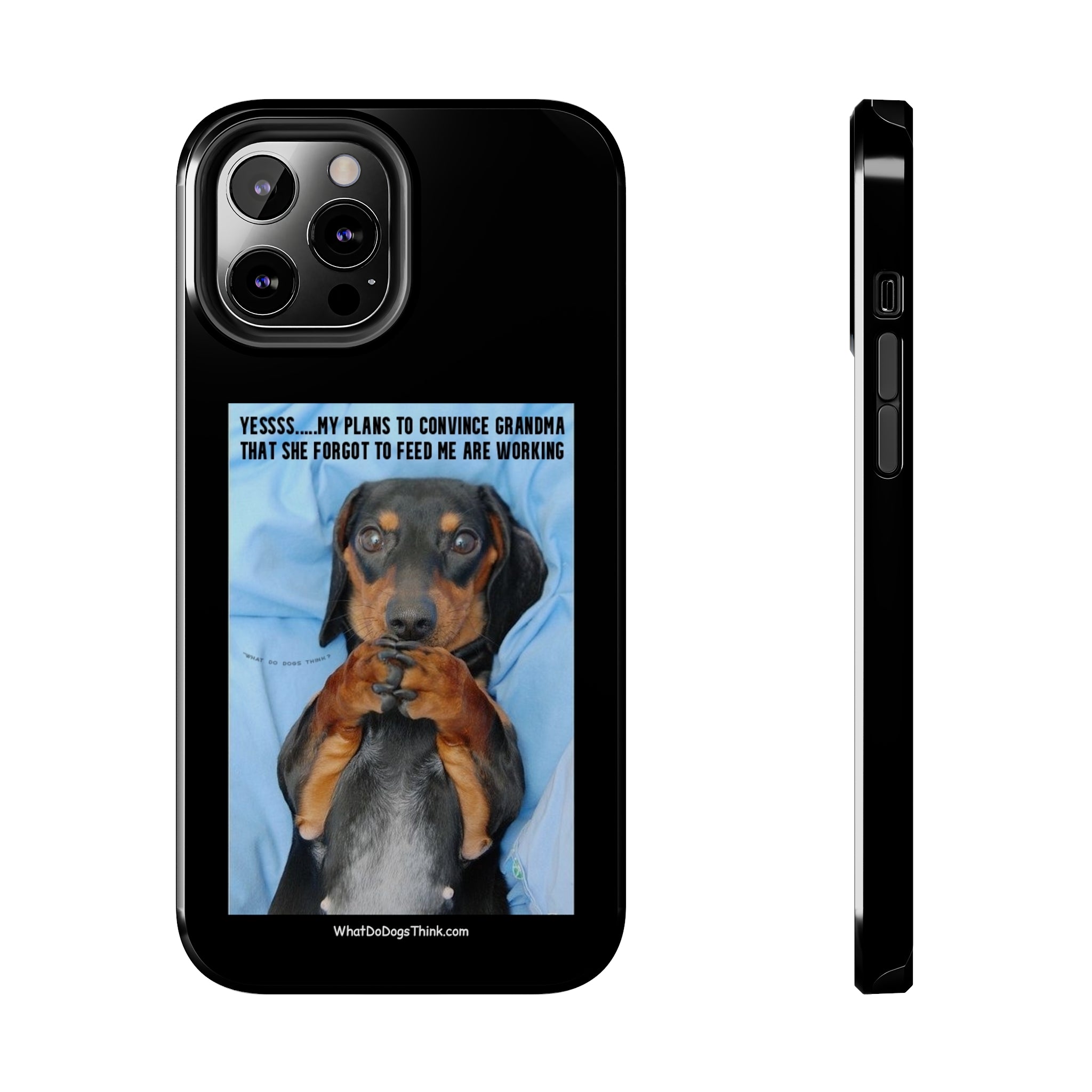 Grandma Black Tough Phone Cases