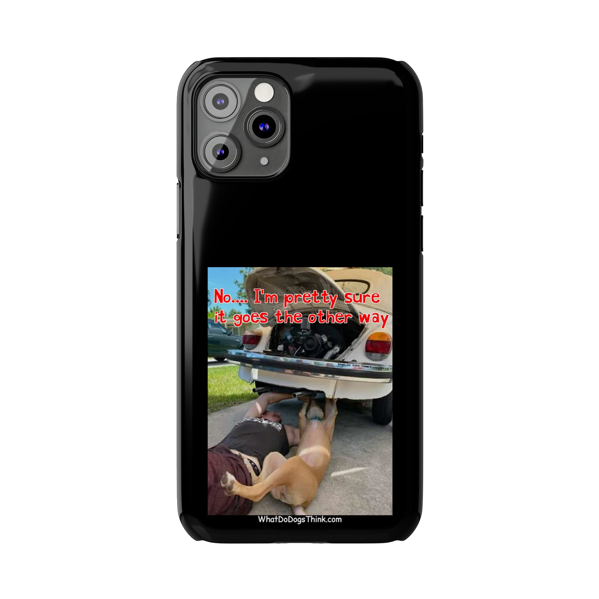 Other Way Black Slim Phone Cases