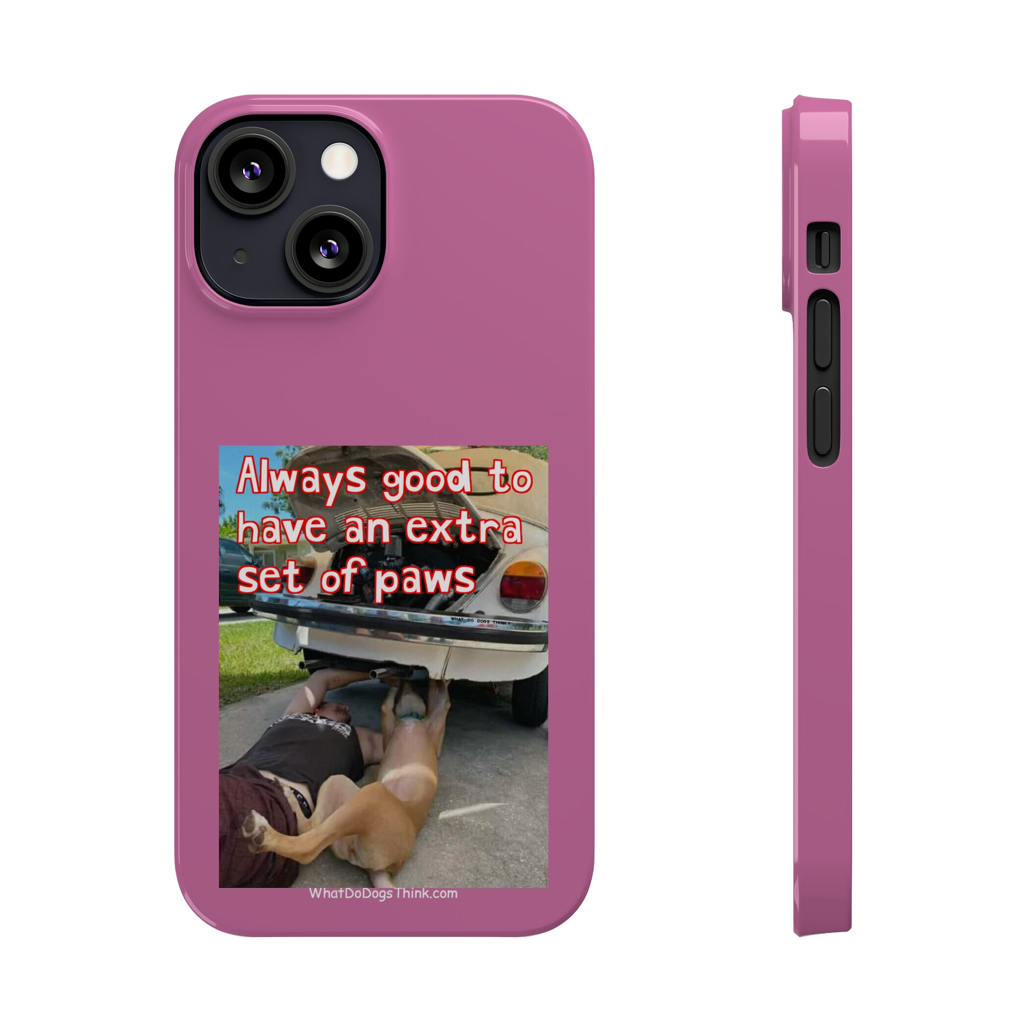Extra Paws Pink Slim Phone Case