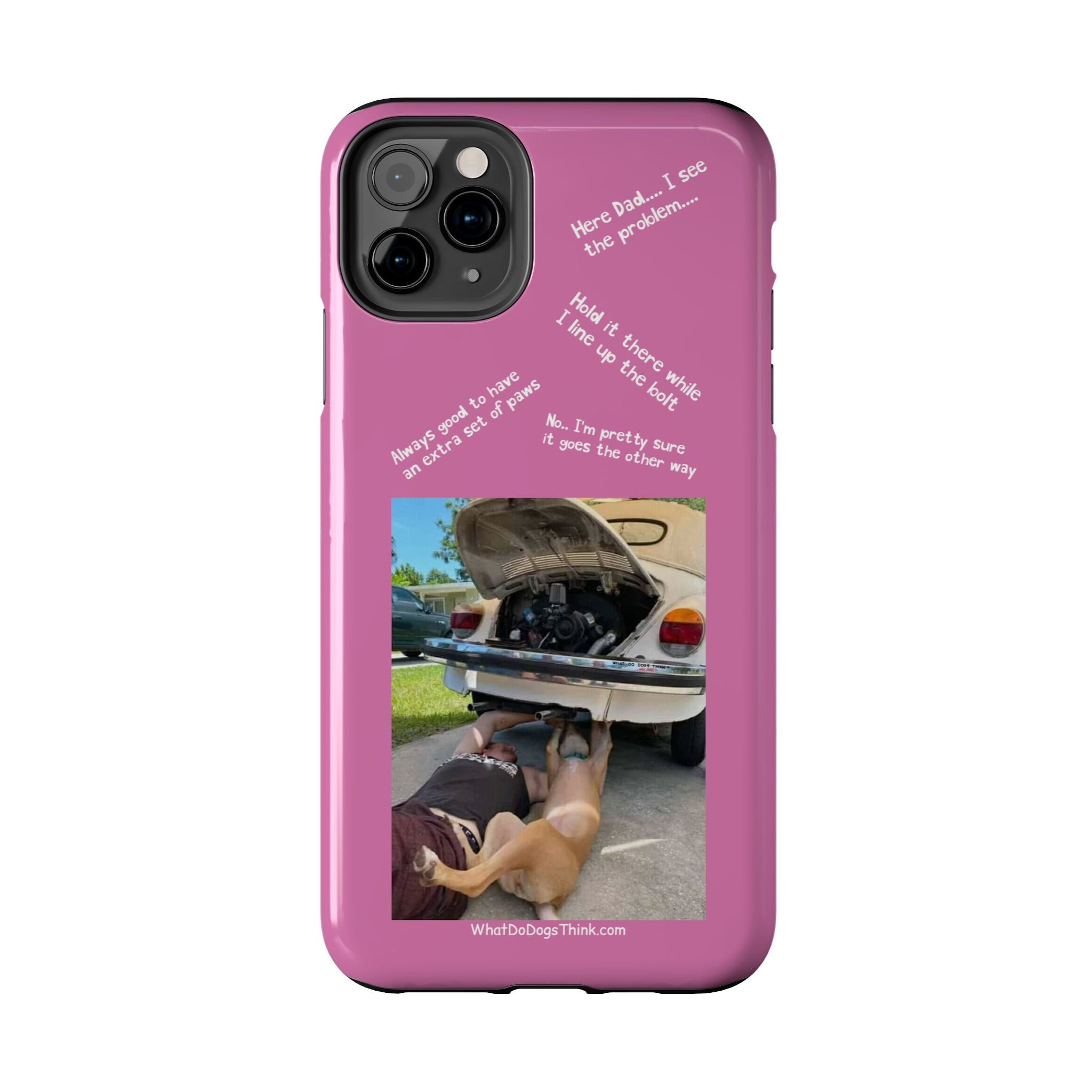 Bug Helper Compilation Pink Tough Phone Cases