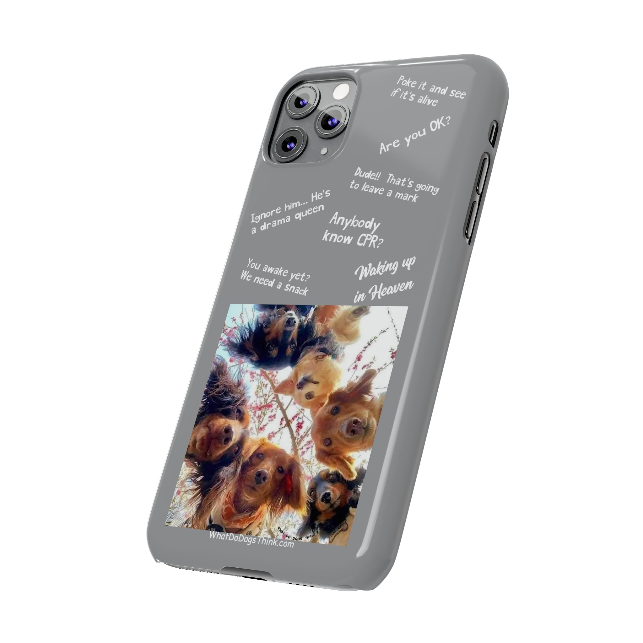 Are You OK? Compilation Grey Slim Phone Cases