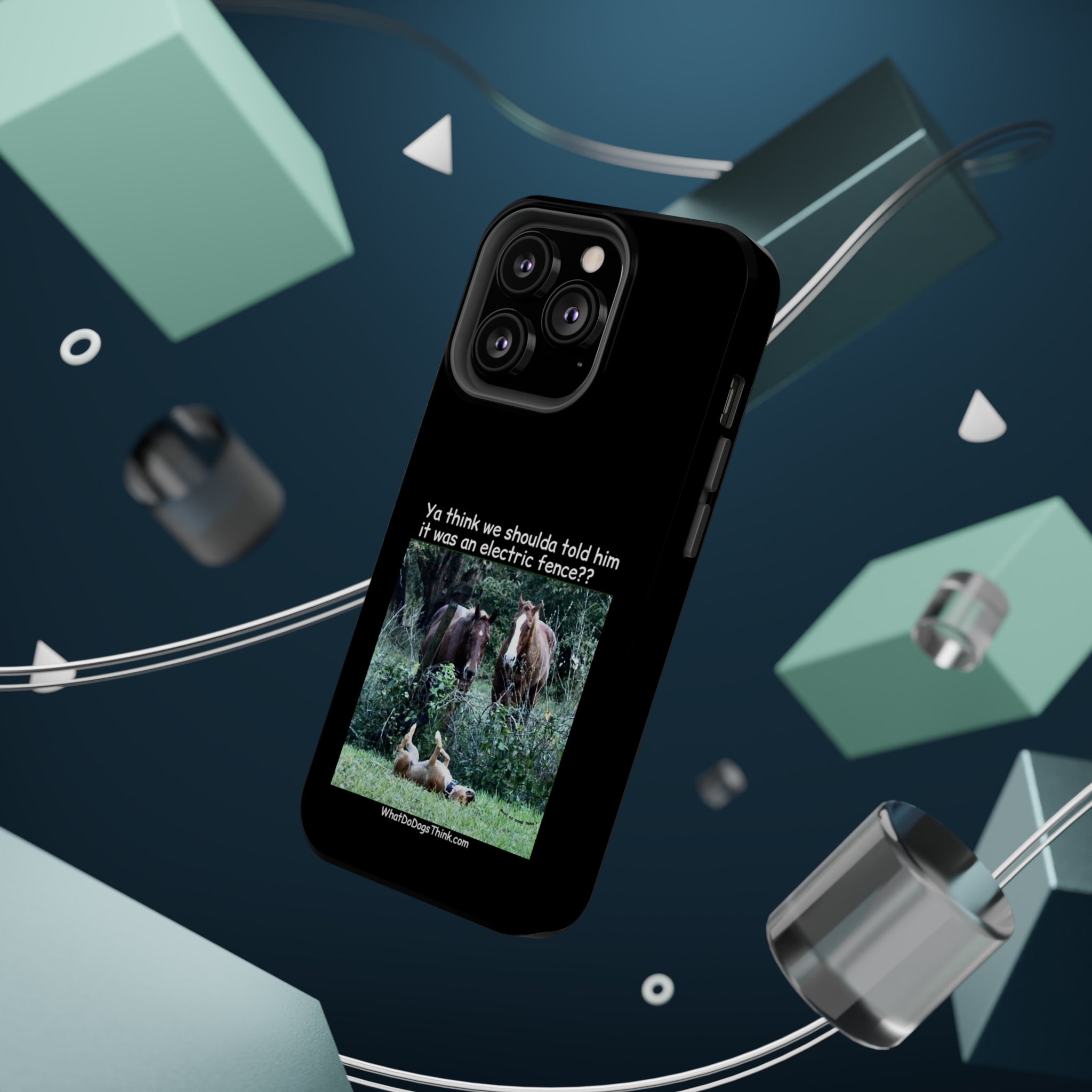 Electric Fence Black MagSafe Tough Cases