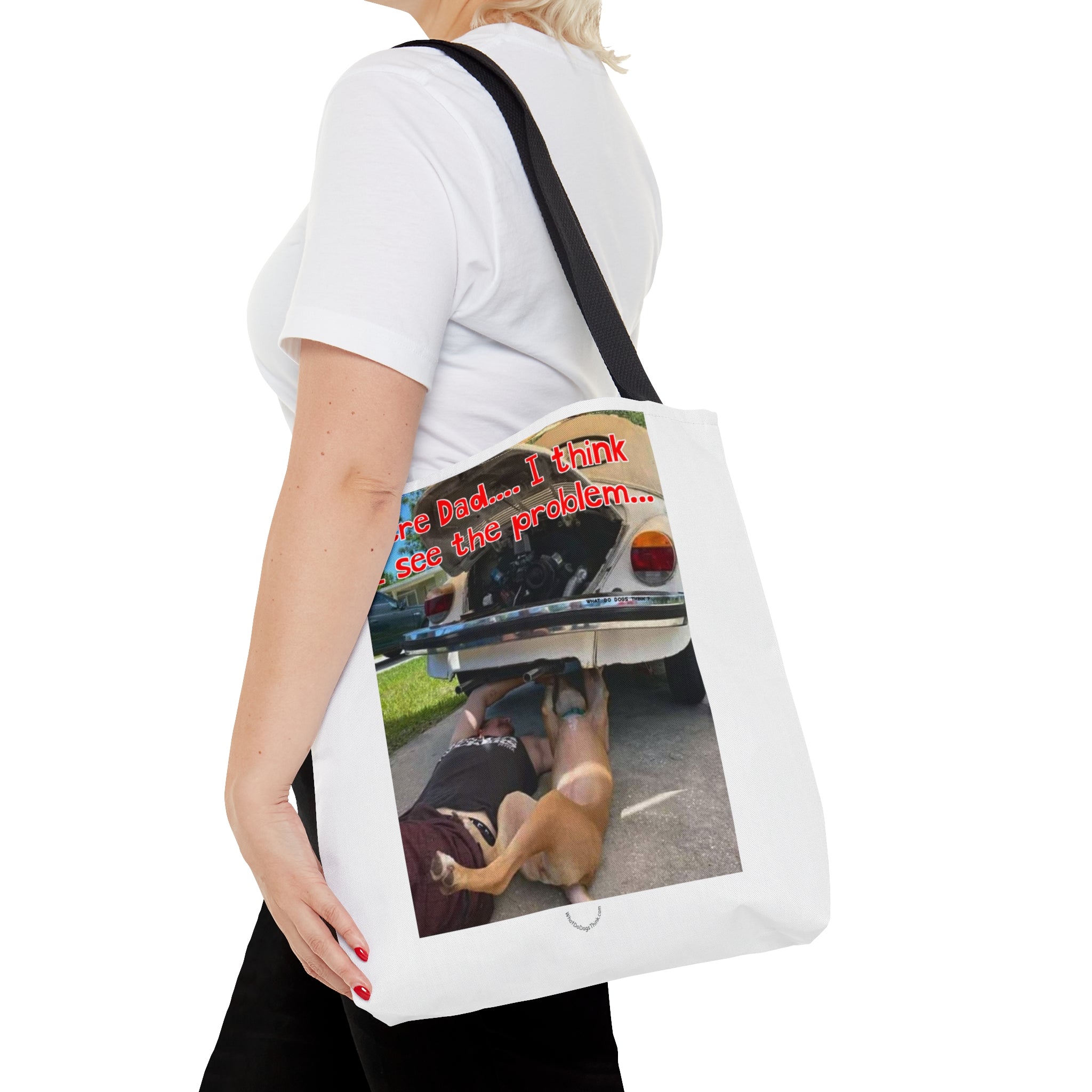 VW Helper White Tote Bag