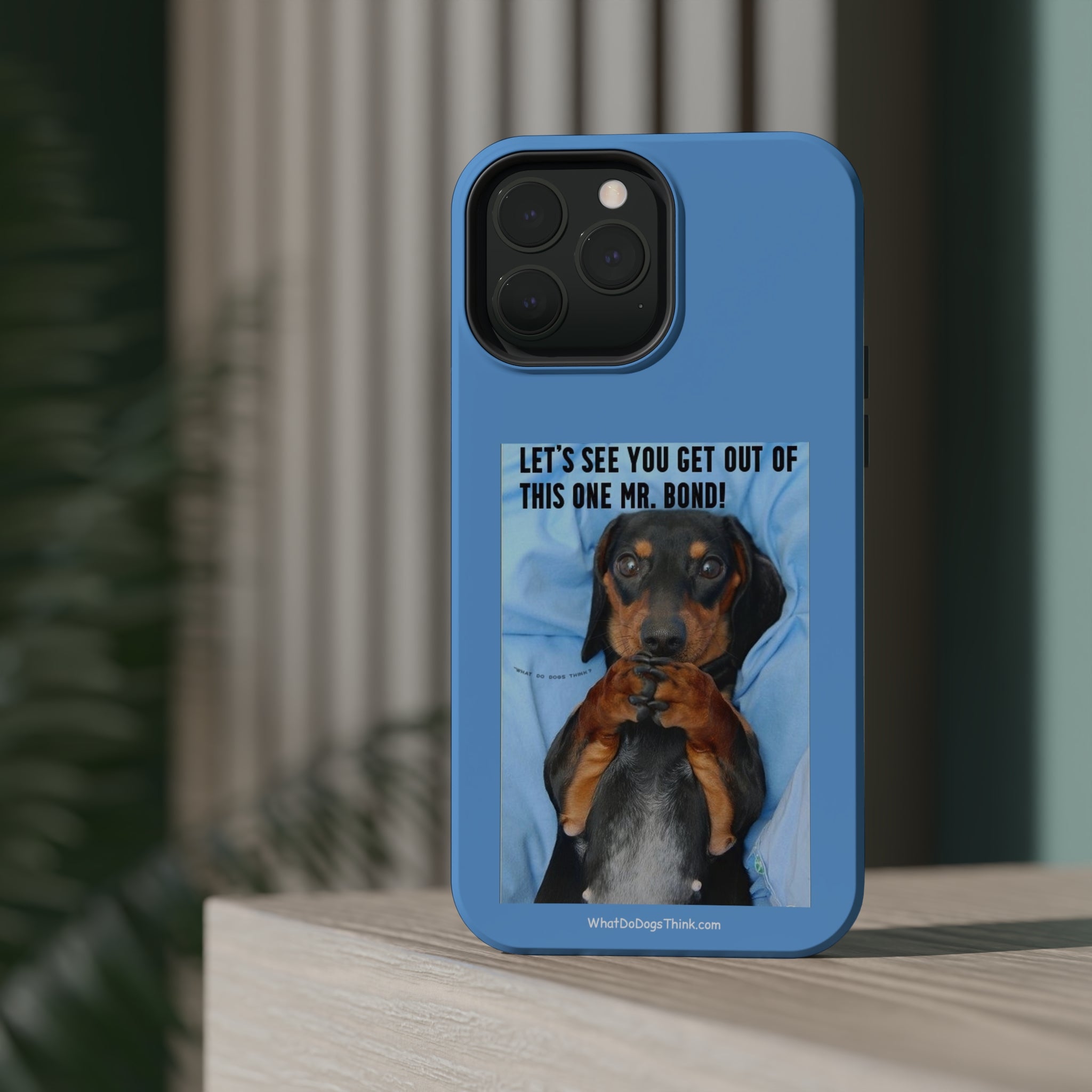 Mr. Bond Blue MagSafe Tough Cases