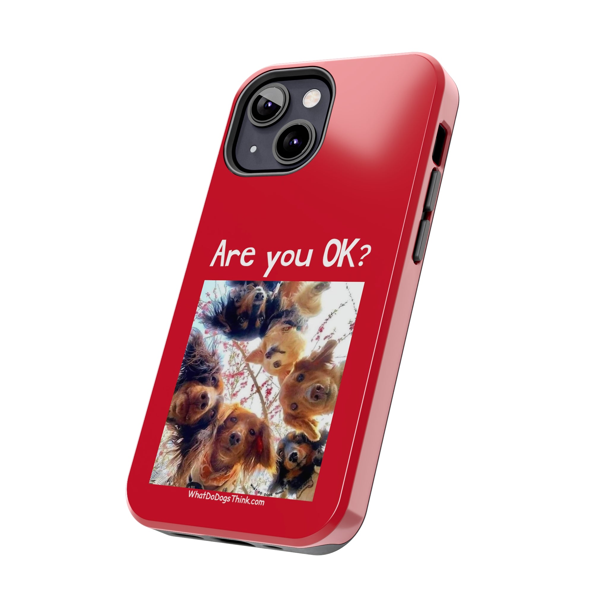 Are you OK? Red Tough Phone Cases
