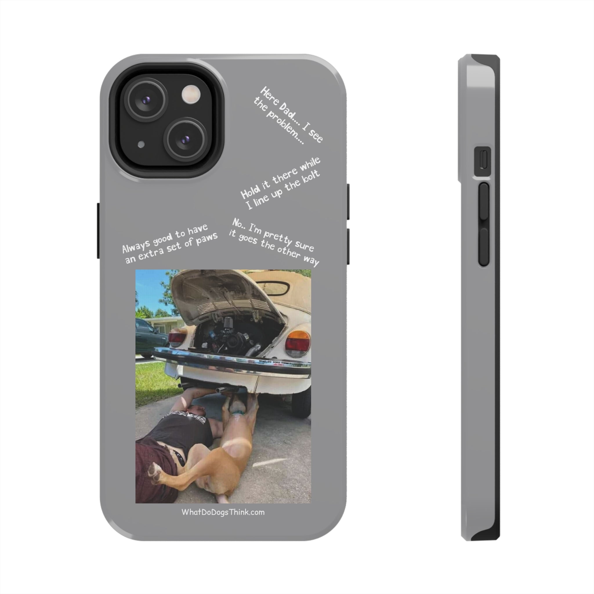 Bug Helper Compilation Grey Tough Phone Cases