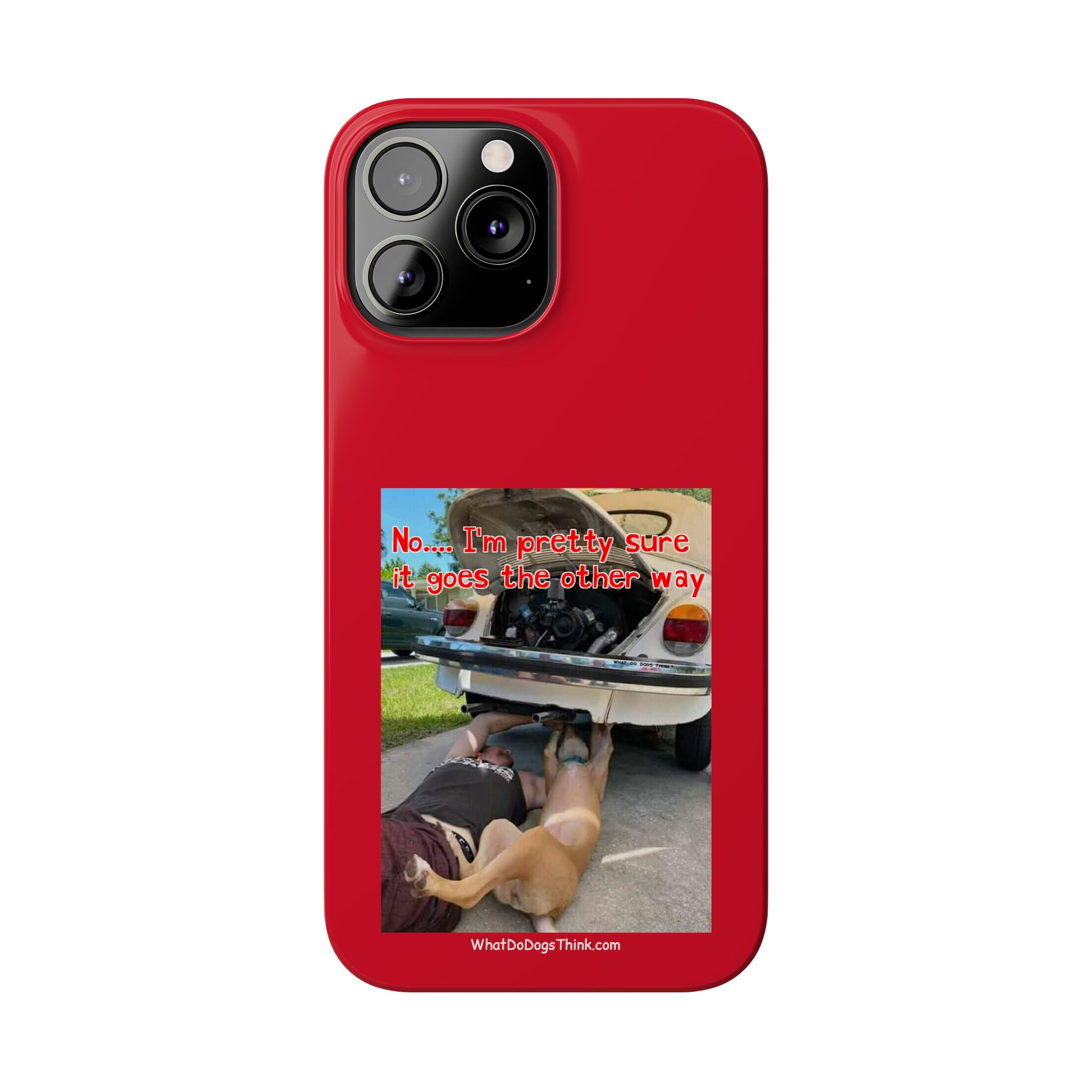 Other Way Red Slim Phone Cases