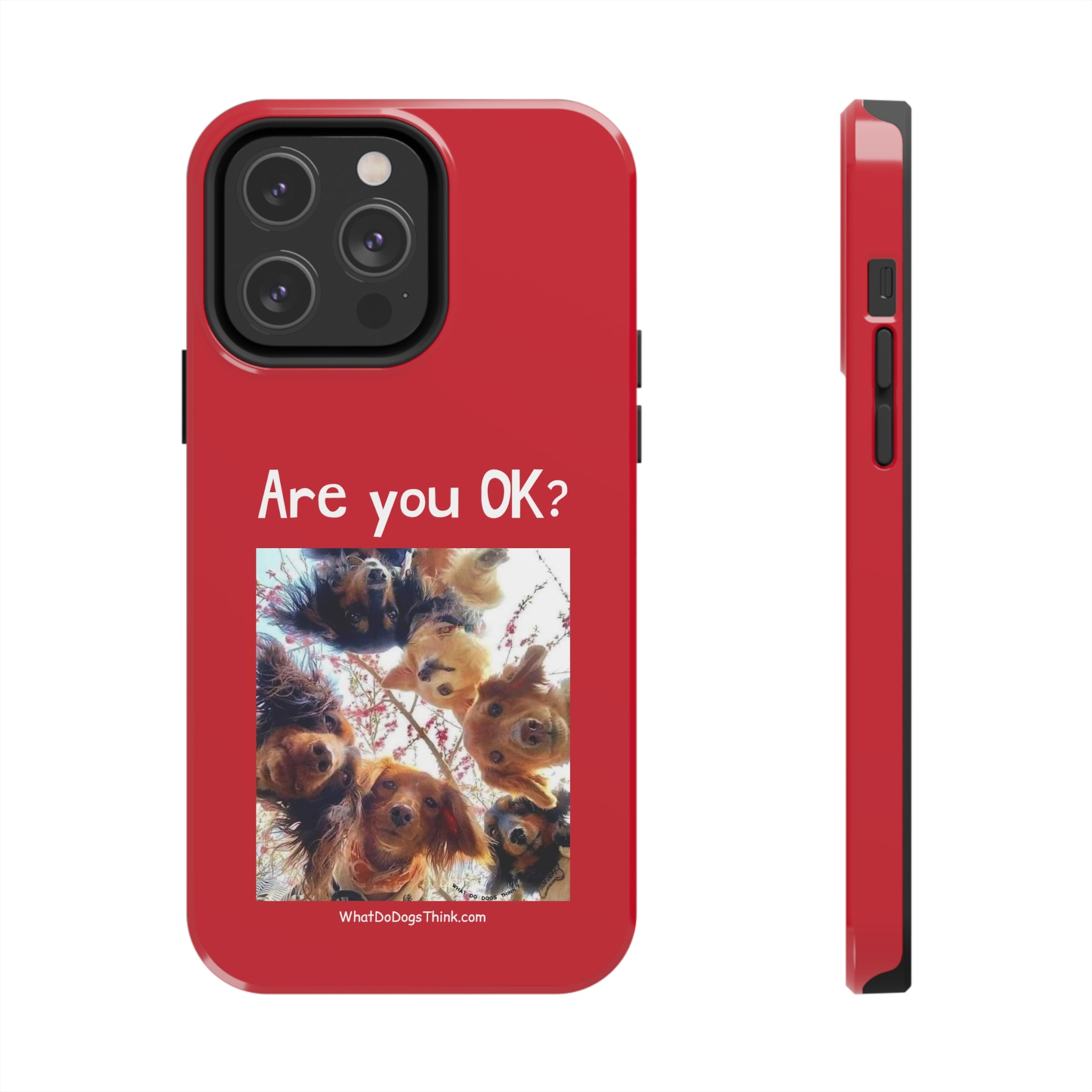 Are you OK? Red Tough Phone Cases