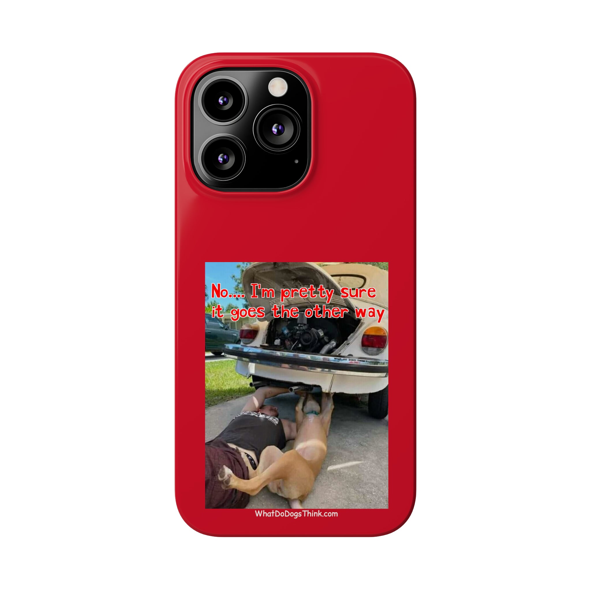 Other Way Red Slim Phone Cases