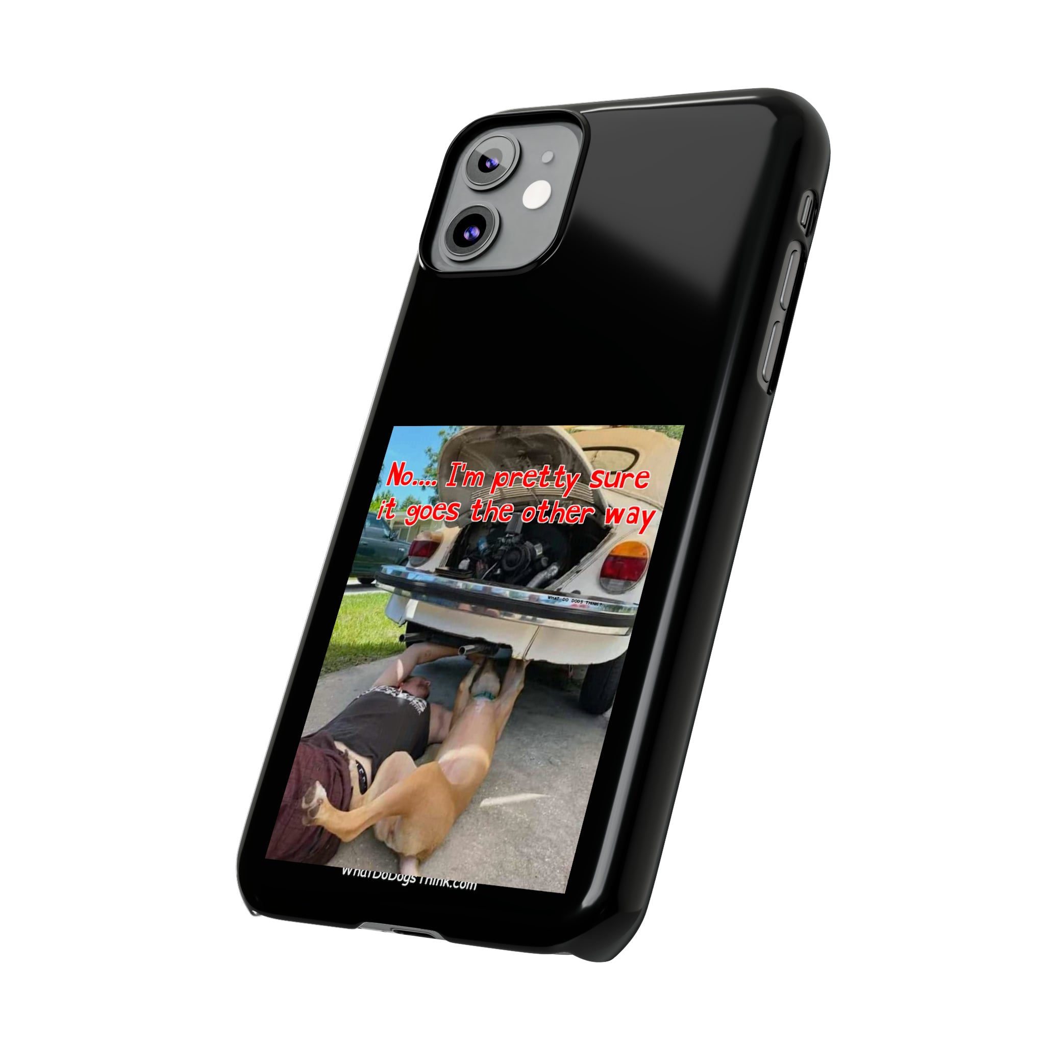 Other Way Black Slim Phone Cases