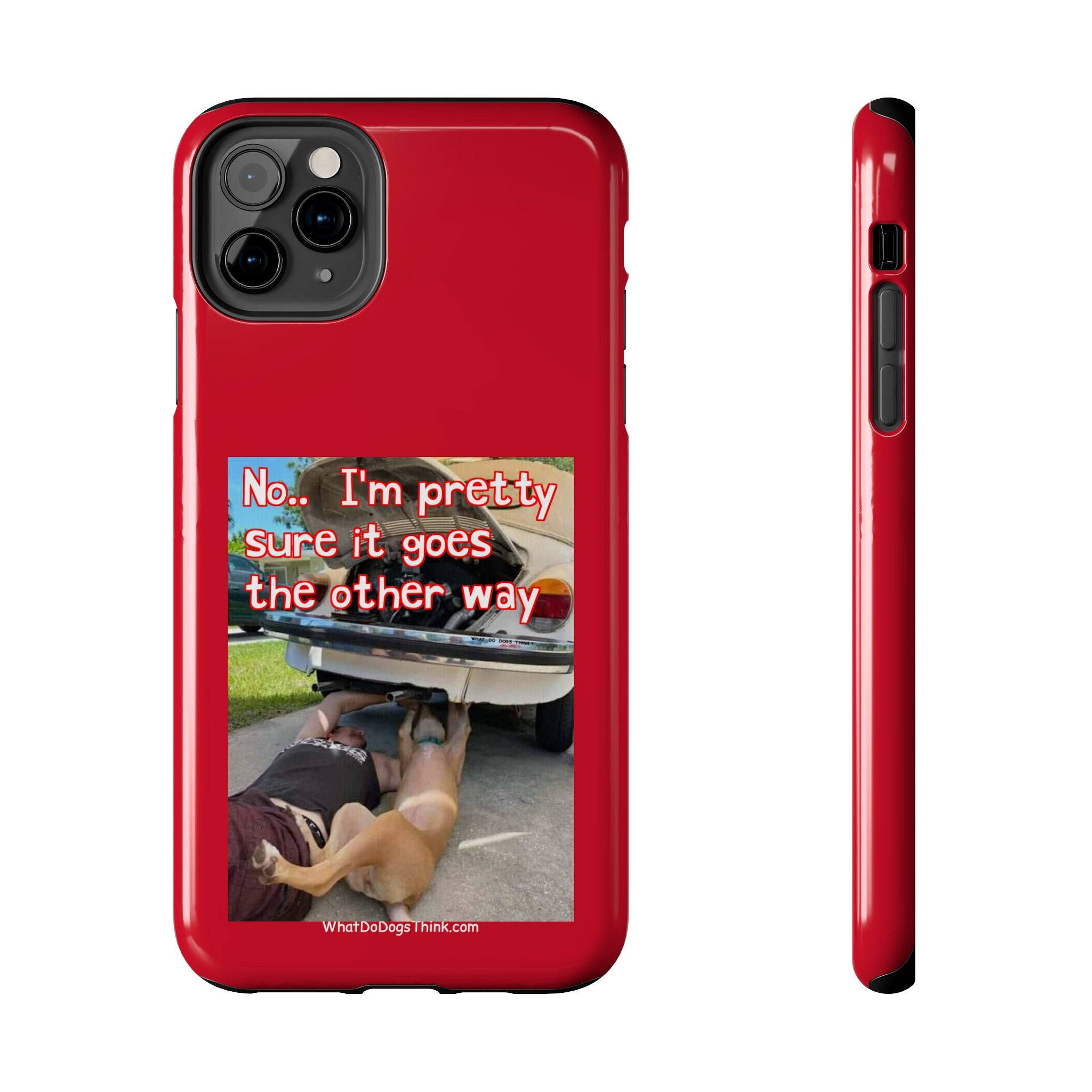 Other Way Red Tough Phone Cases