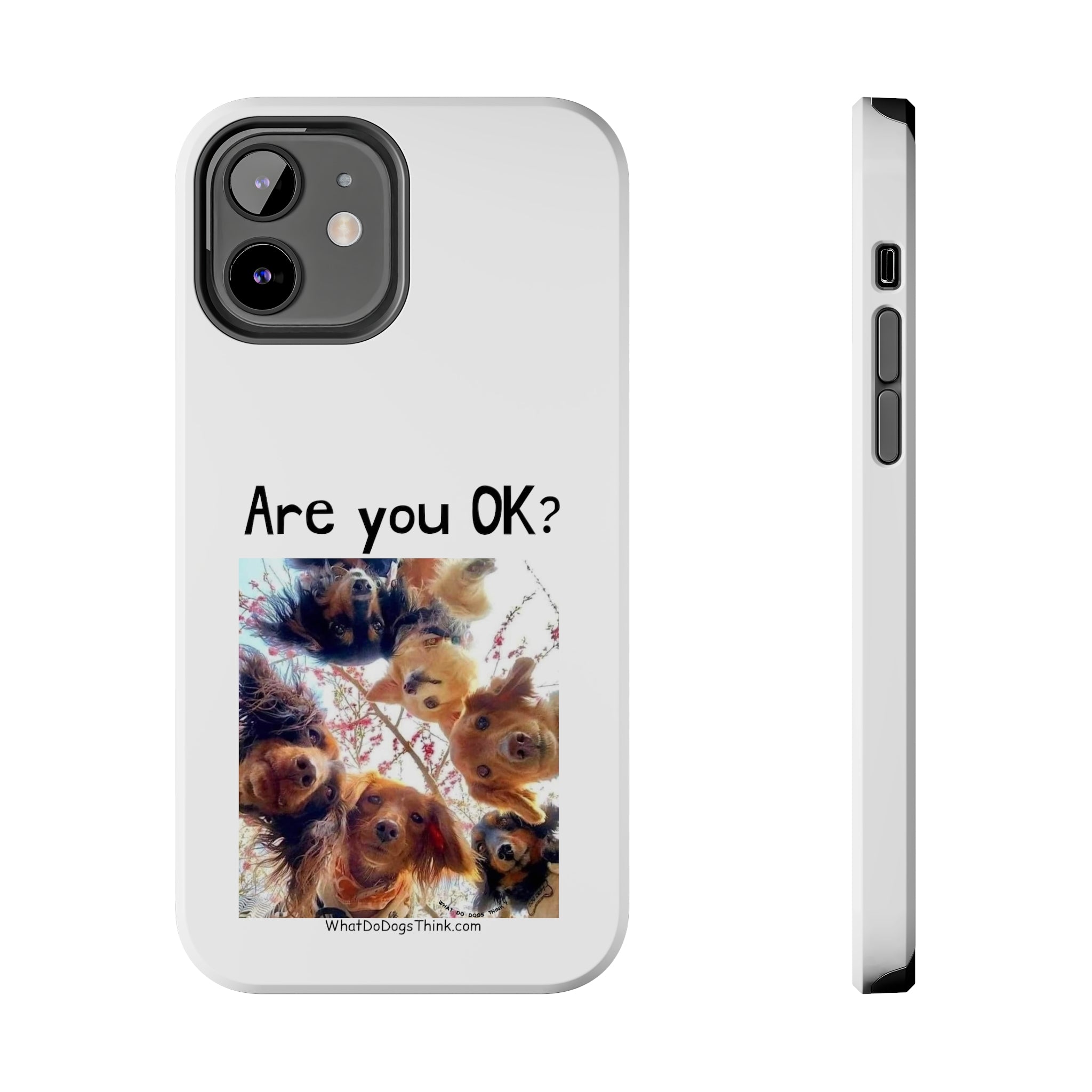 Are You OK? White Tough Phone Cases