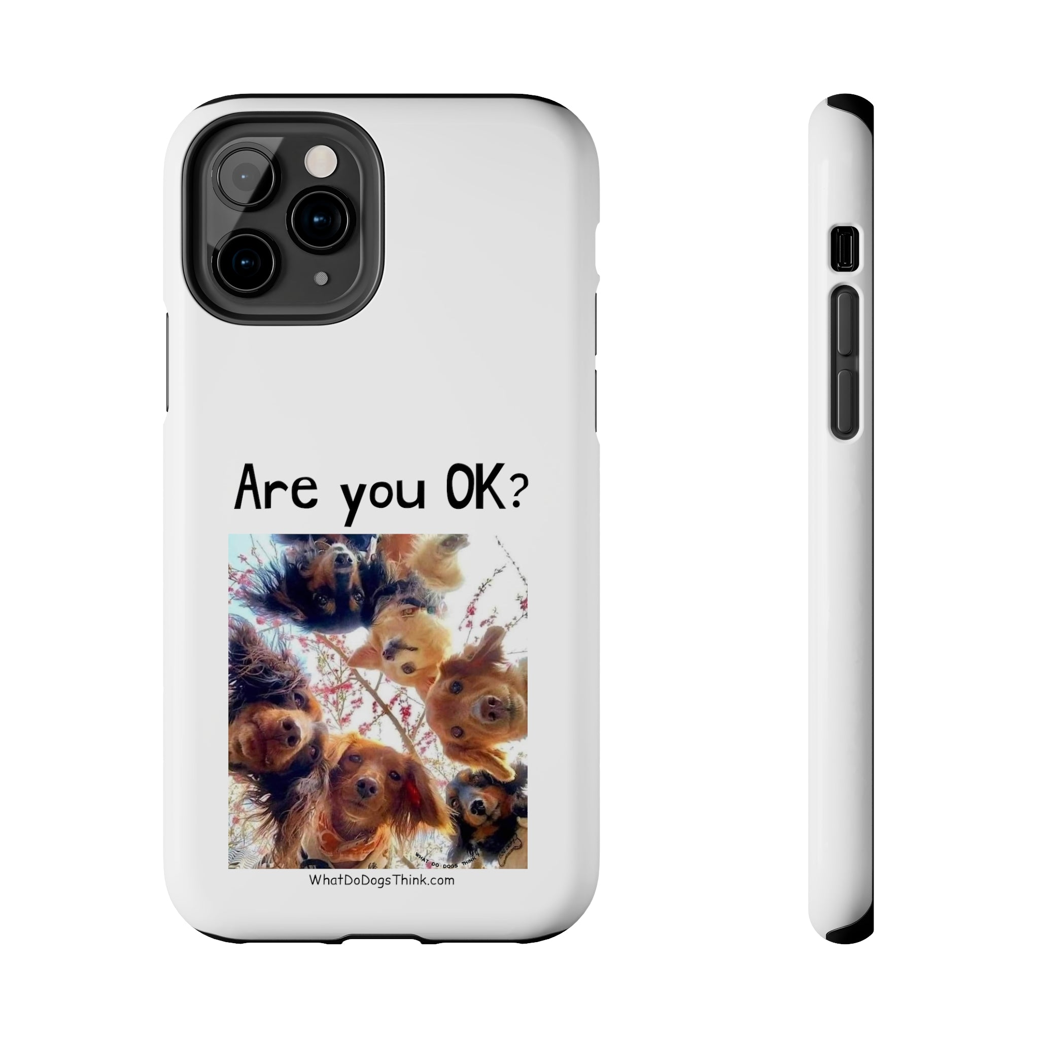 Are You OK? White Tough Phone Cases