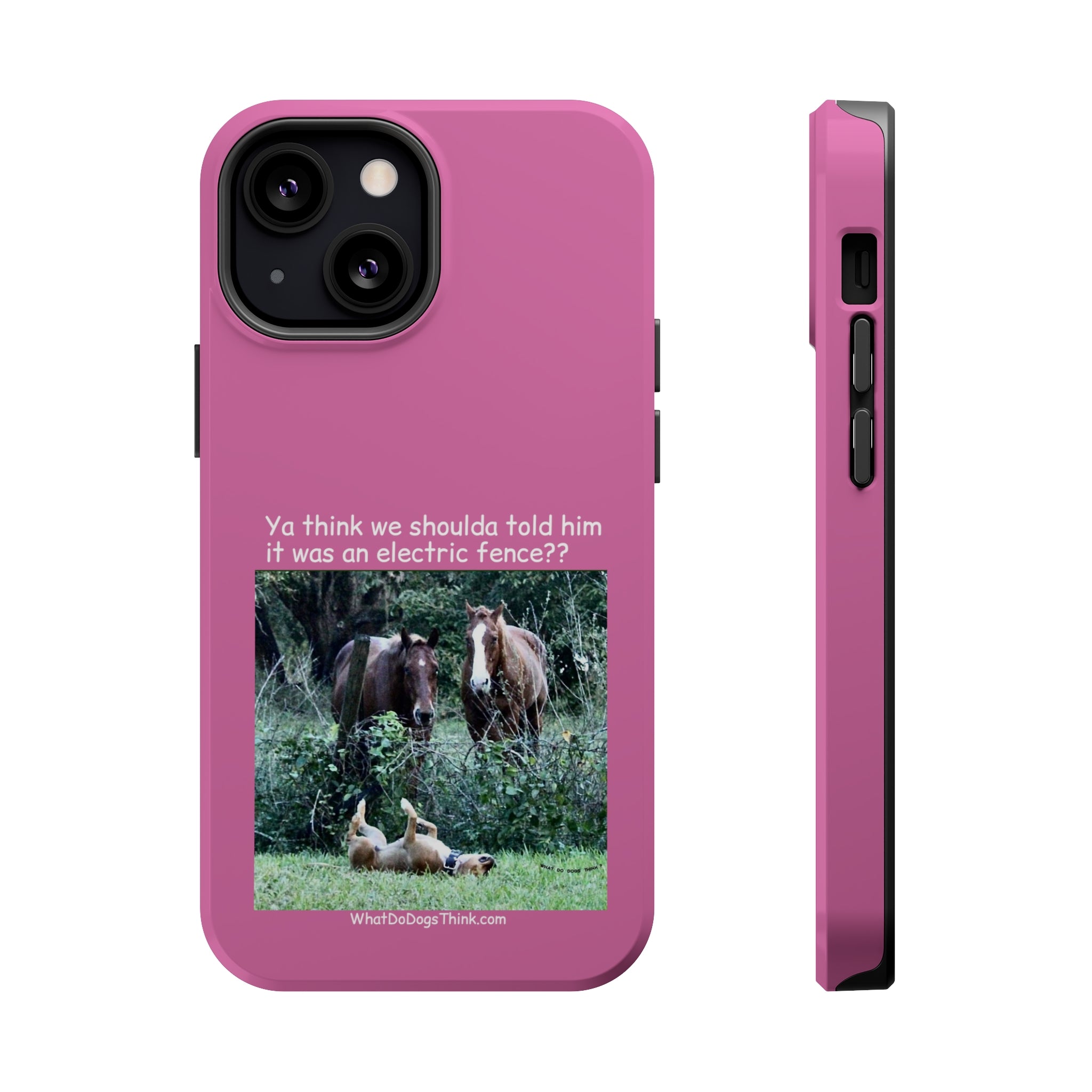 Electric Fence Pink MagSafe Tough Cases