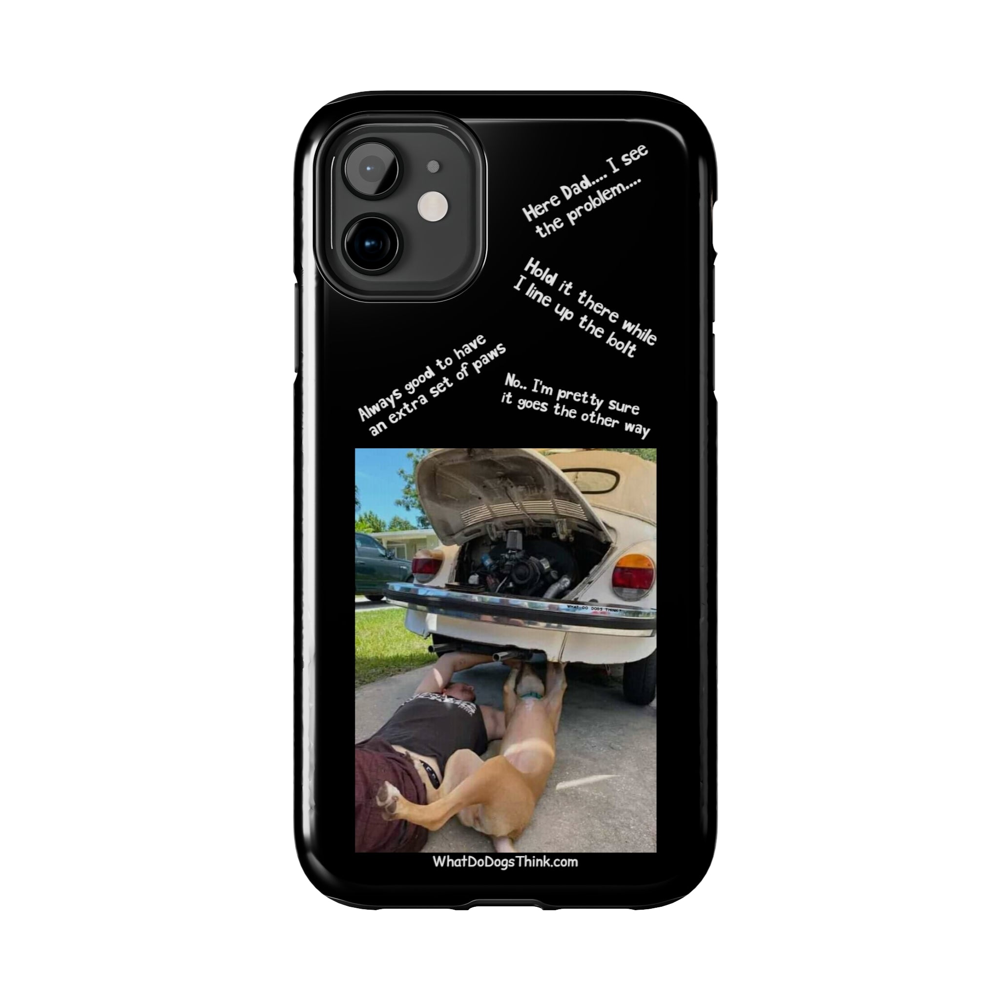 Bug Helper Compilation Black Tough Phone Cases