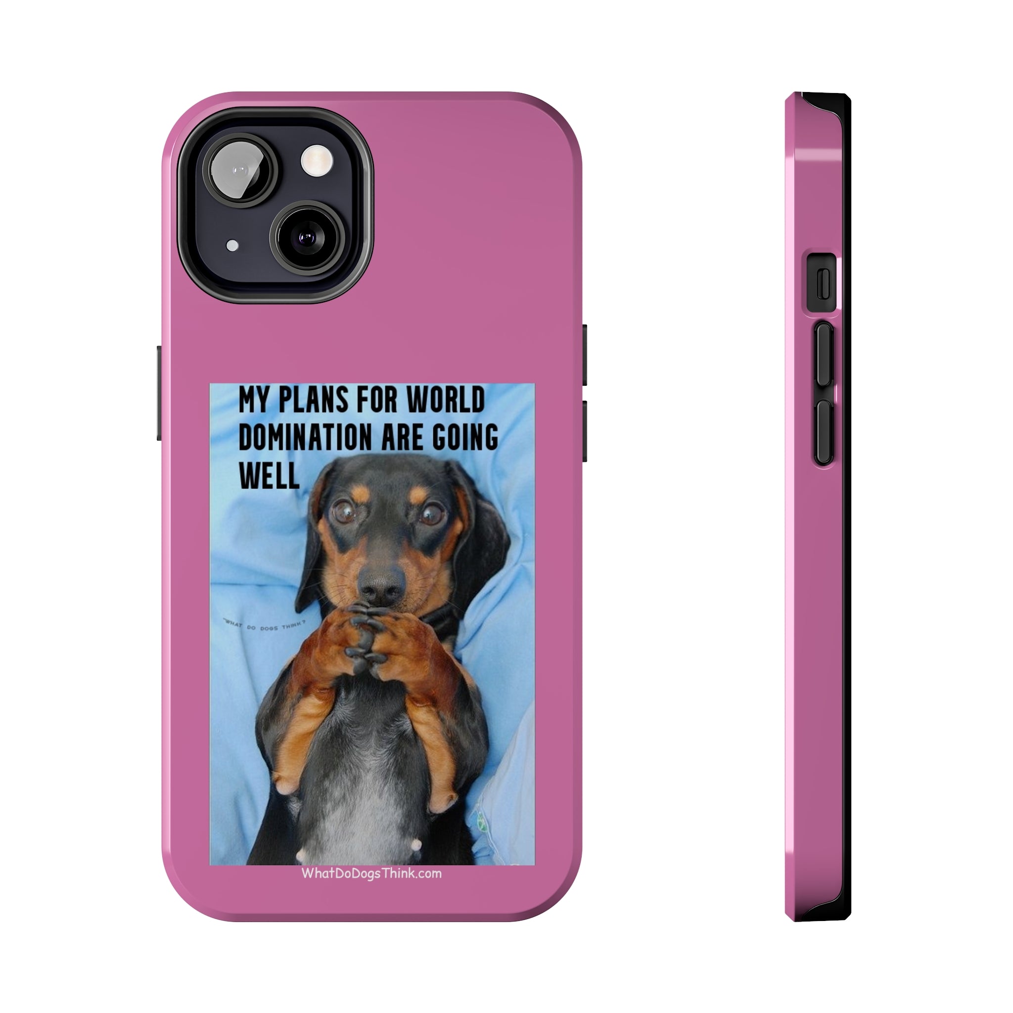 World Domination Pink Tough Phone Cases