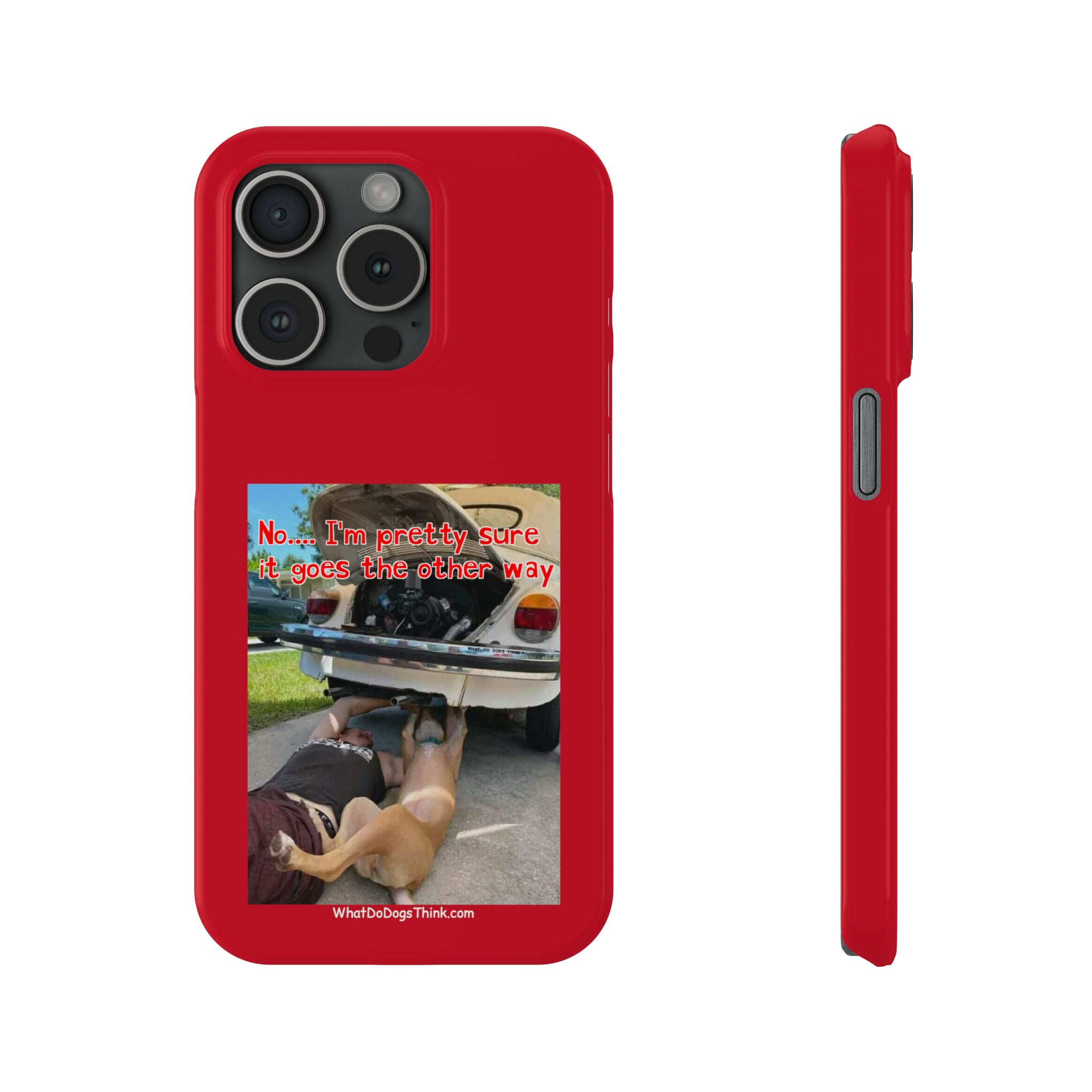 Other Way Red Slim Phone Cases