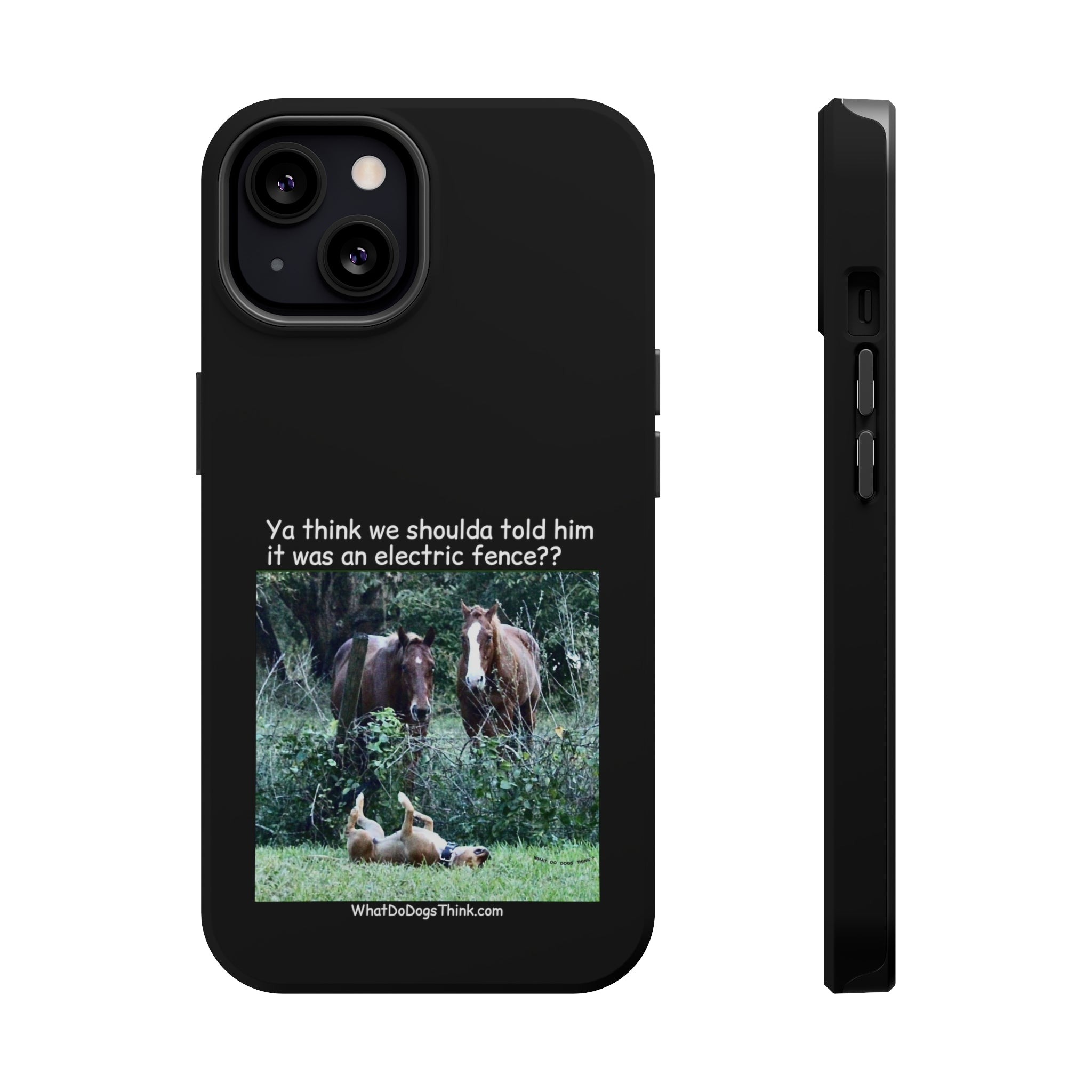 Electric Fence Black MagSafe Tough Cases